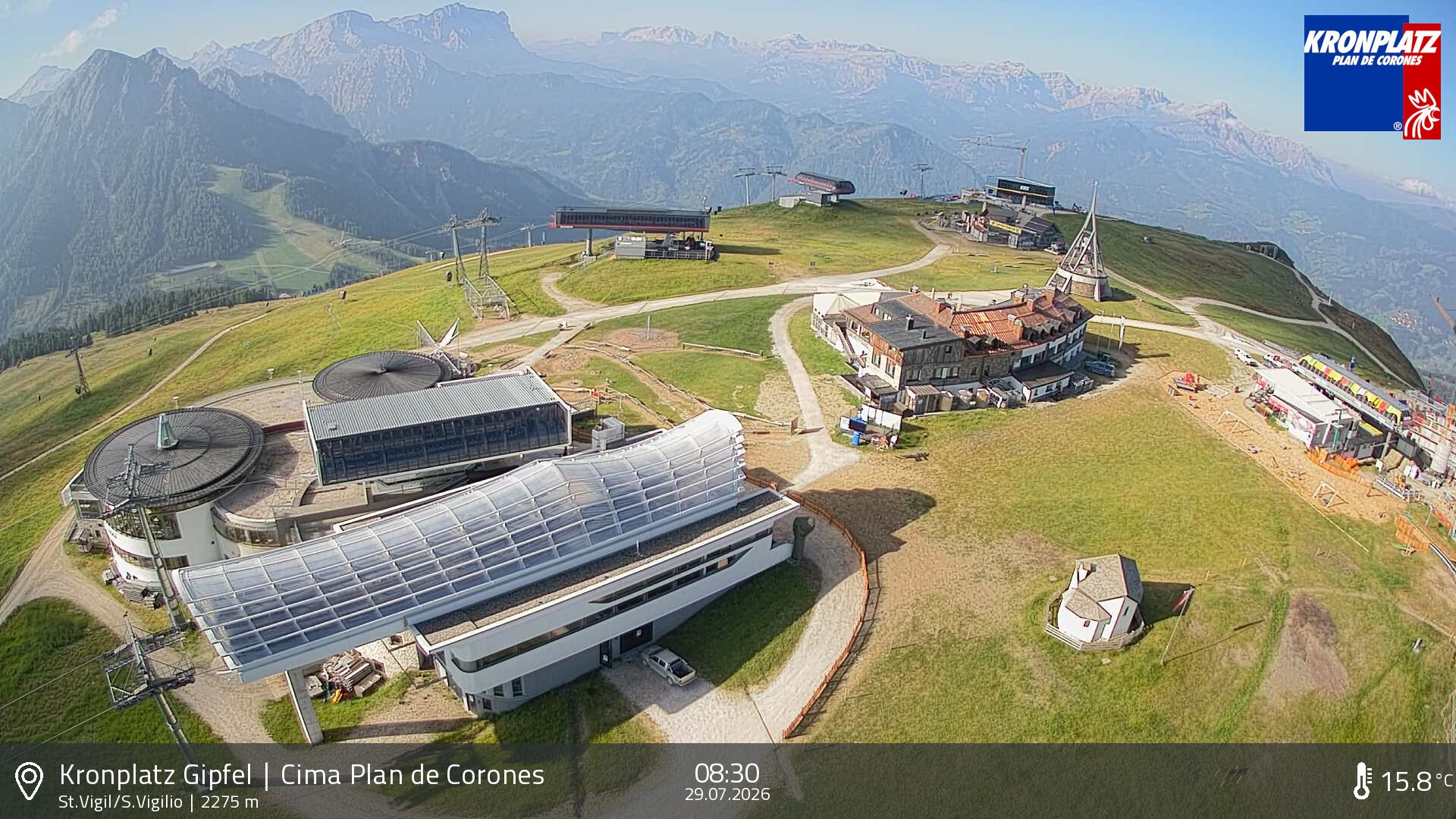 Archiv Foto Webcam Kronplatz - St. Vigil, Südtirol