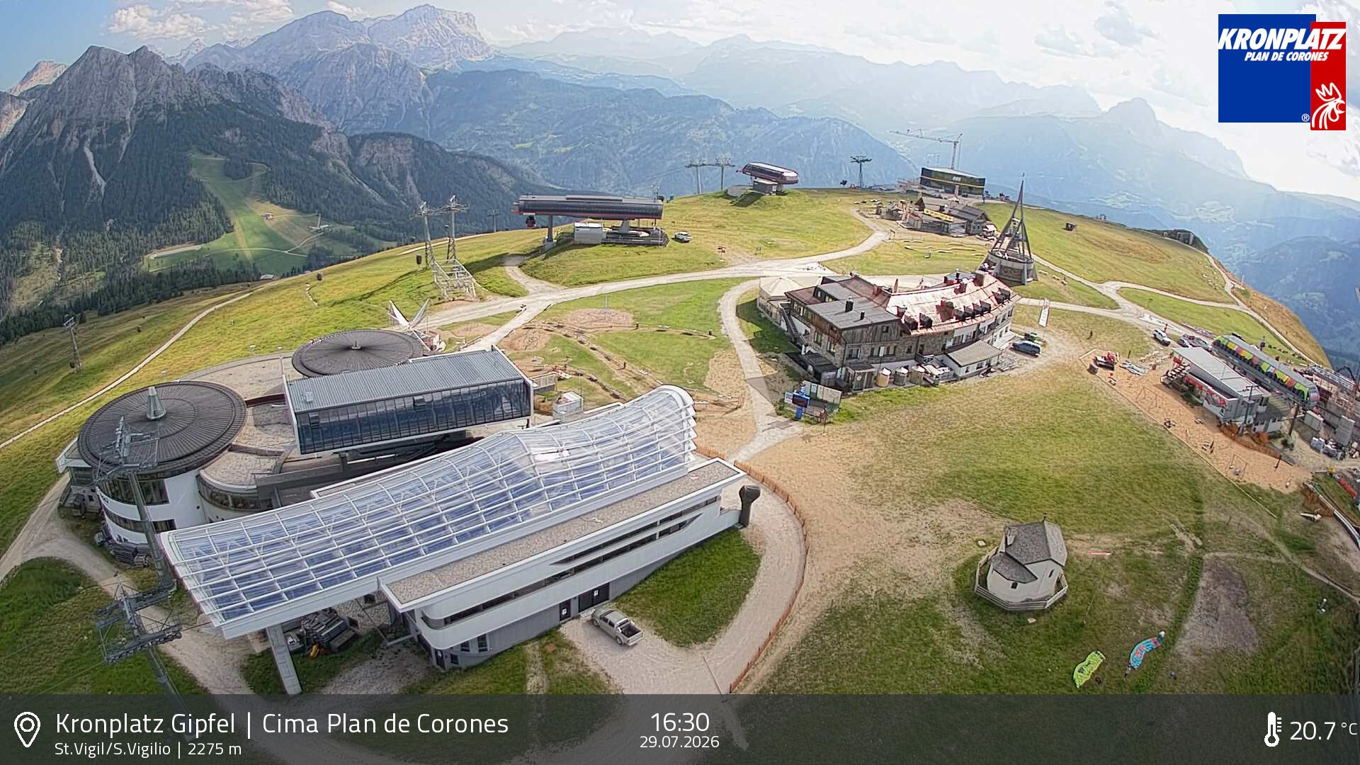 Archiv Foto Webcam Kronplatz - St. Vigil, Südtirol