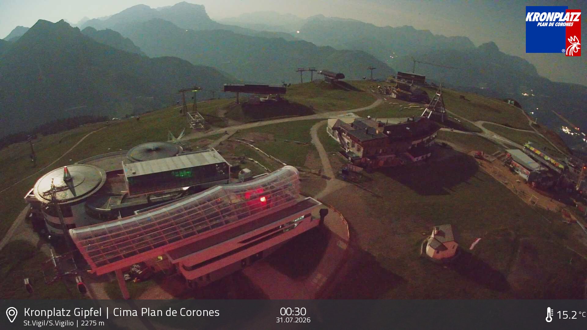 Archiv Foto Webcam Kronplatz - St. Vigil, Südtirol