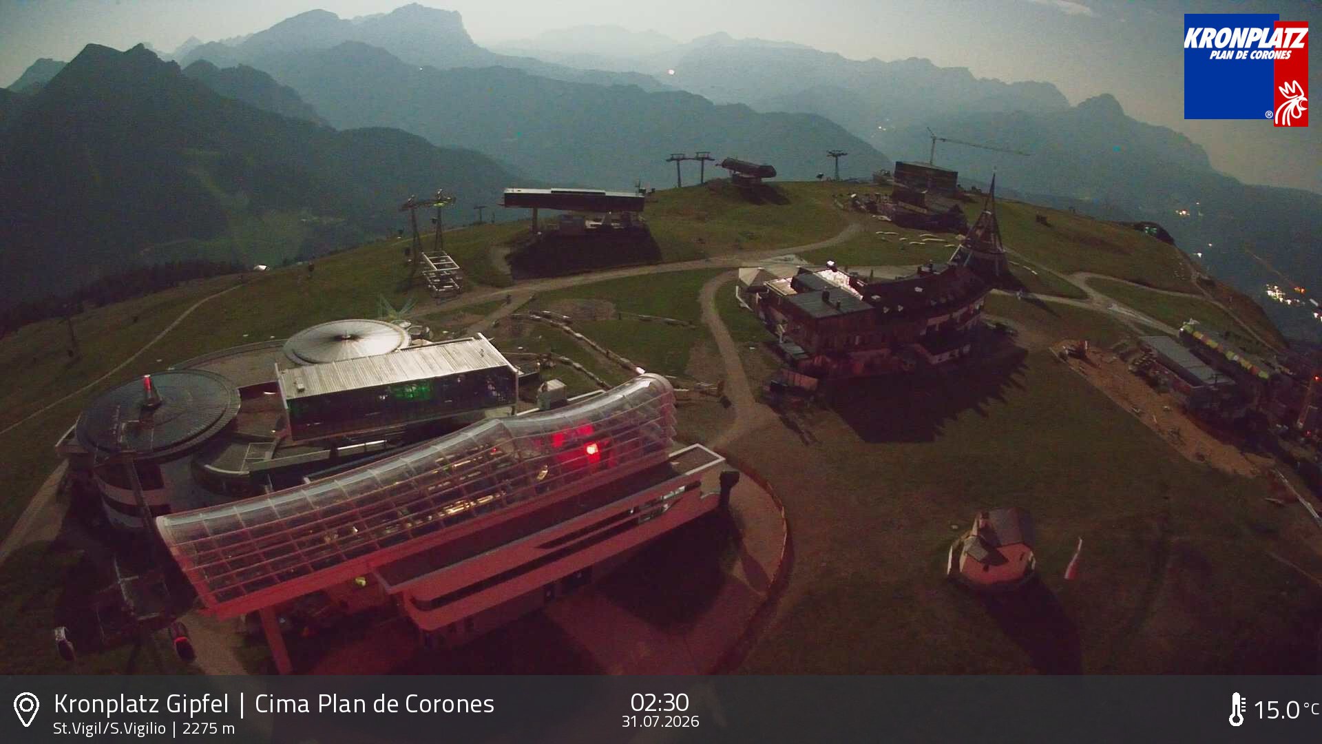 Archiv Foto Webcam Kronplatz - St. Vigil, Südtirol