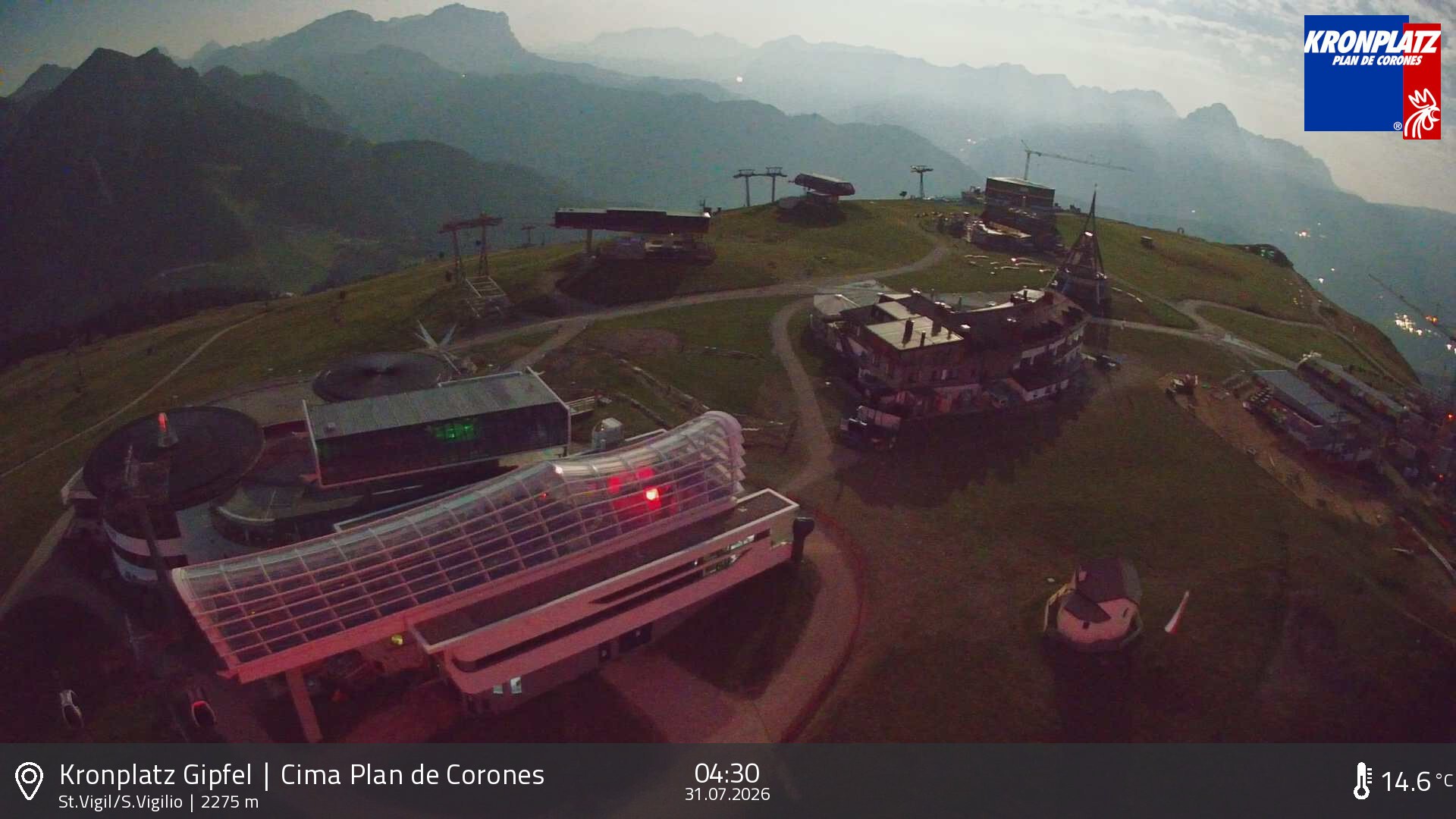 Archiv Foto Webcam Kronplatz - St. Vigil, Südtirol