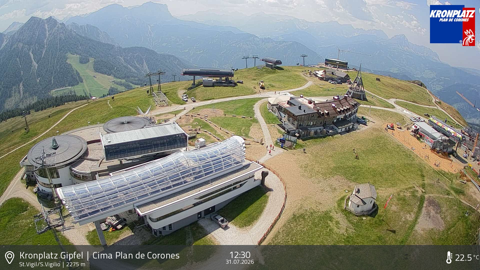 Archiv Foto Webcam Kronplatz - St. Vigil, Südtirol