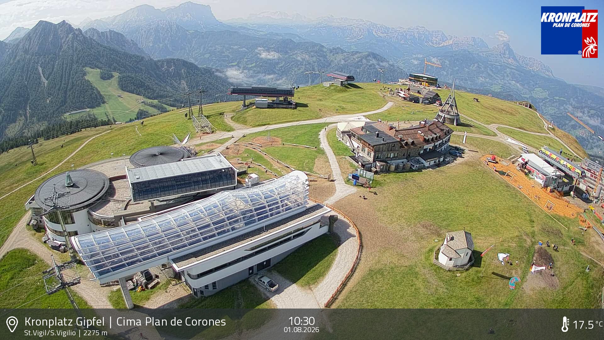 Archiv Foto Webcam Kronplatz - St. Vigil, Südtirol