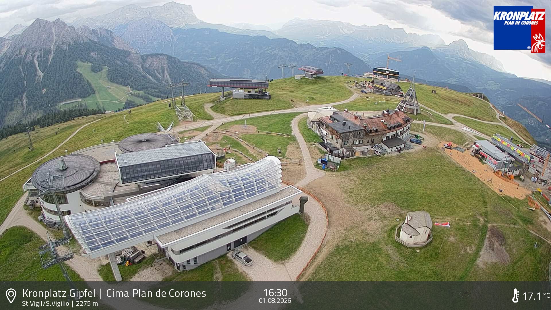 Archiv Foto Webcam Kronplatz - St. Vigil, Südtirol