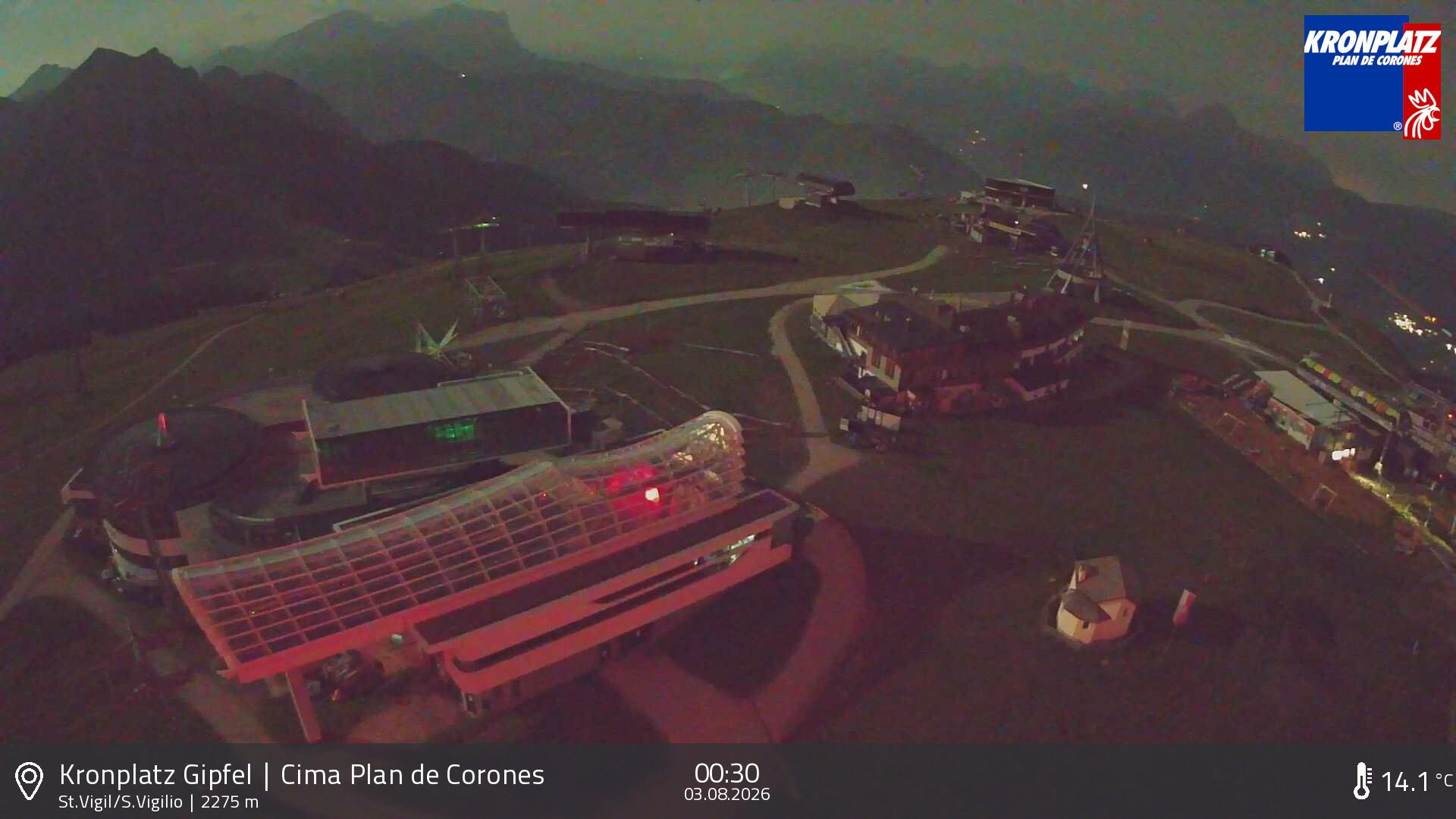 Archiv Foto Webcam Kronplatz - St. Vigil, Südtirol