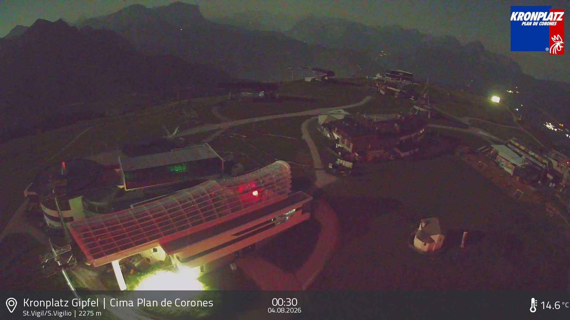 Archived image Webcam Kronplatz - San Vigilio, South Tyrol