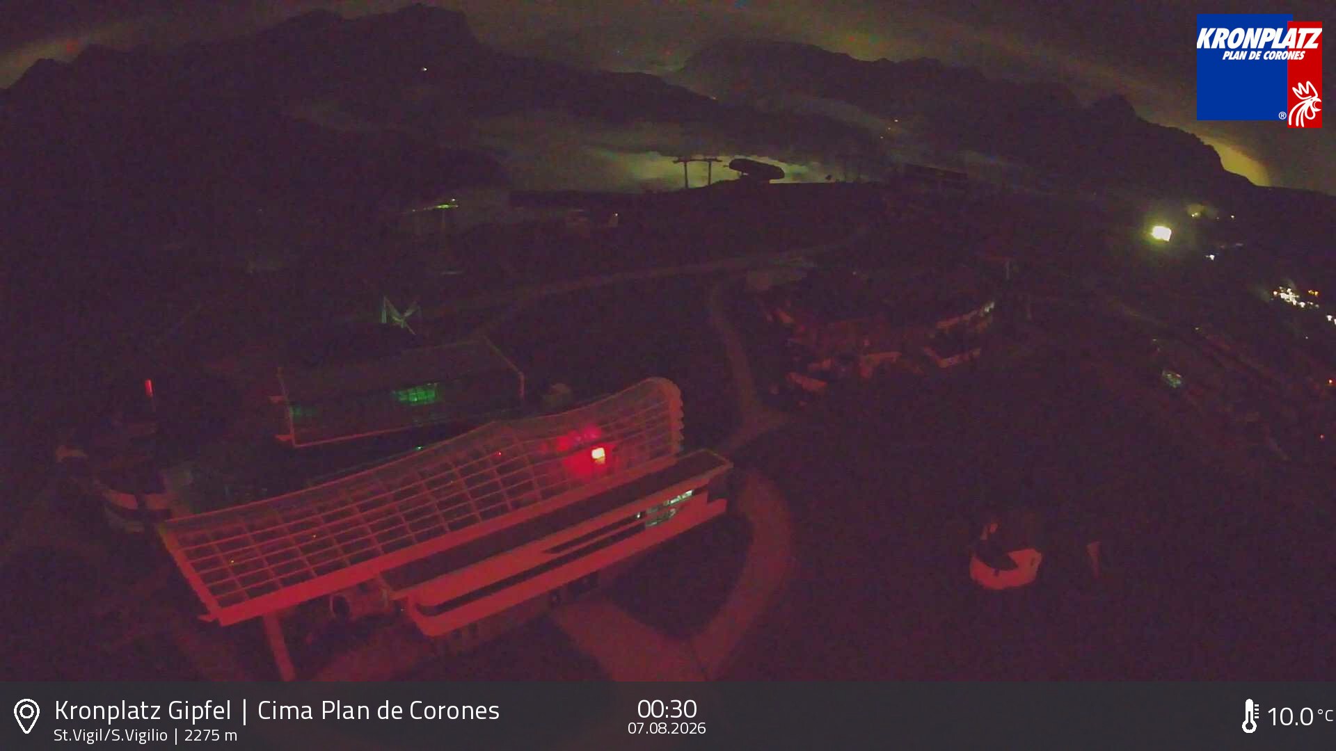 Archived image Webcam Kronplatz - San Vigilio, South Tyrol