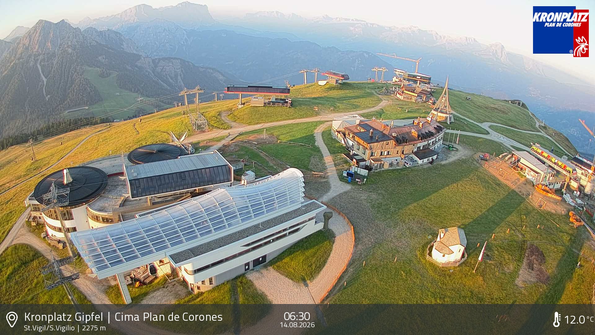 Archiv Foto Webcam Kronplatz - St. Vigil, Südtirol