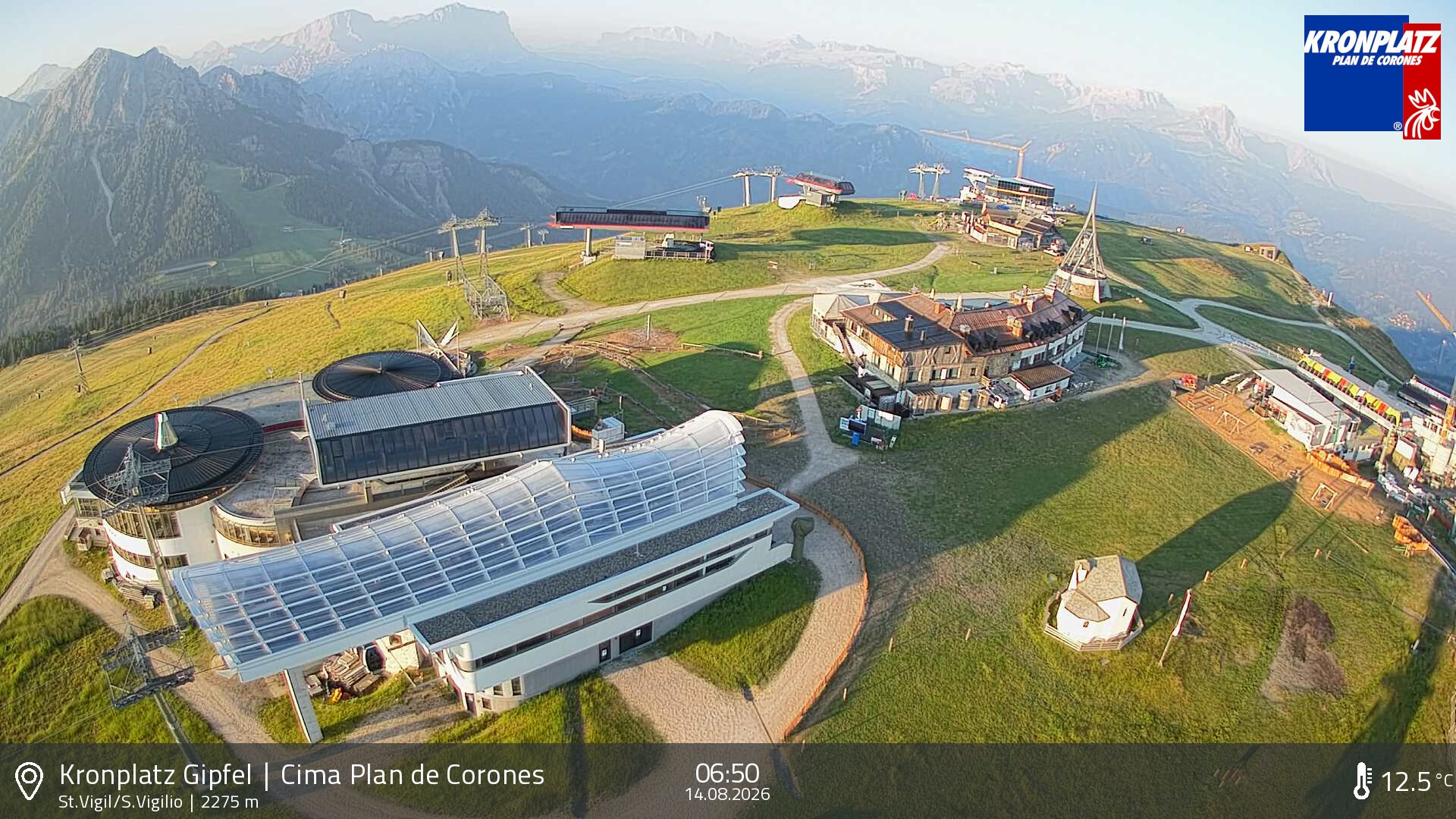 Archiv Foto Webcam Kronplatz - St. Vigil, Südtirol