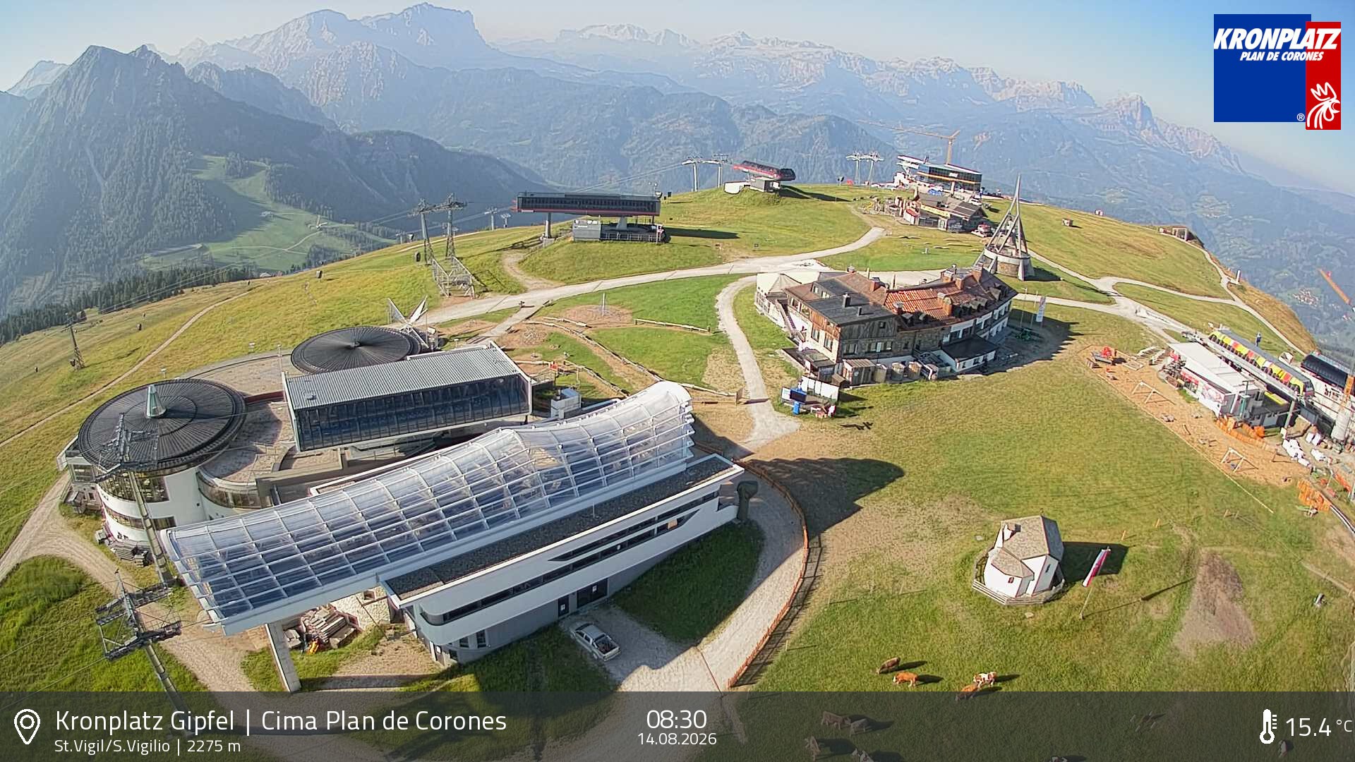 Archiv Foto Webcam Kronplatz - St. Vigil, Südtirol