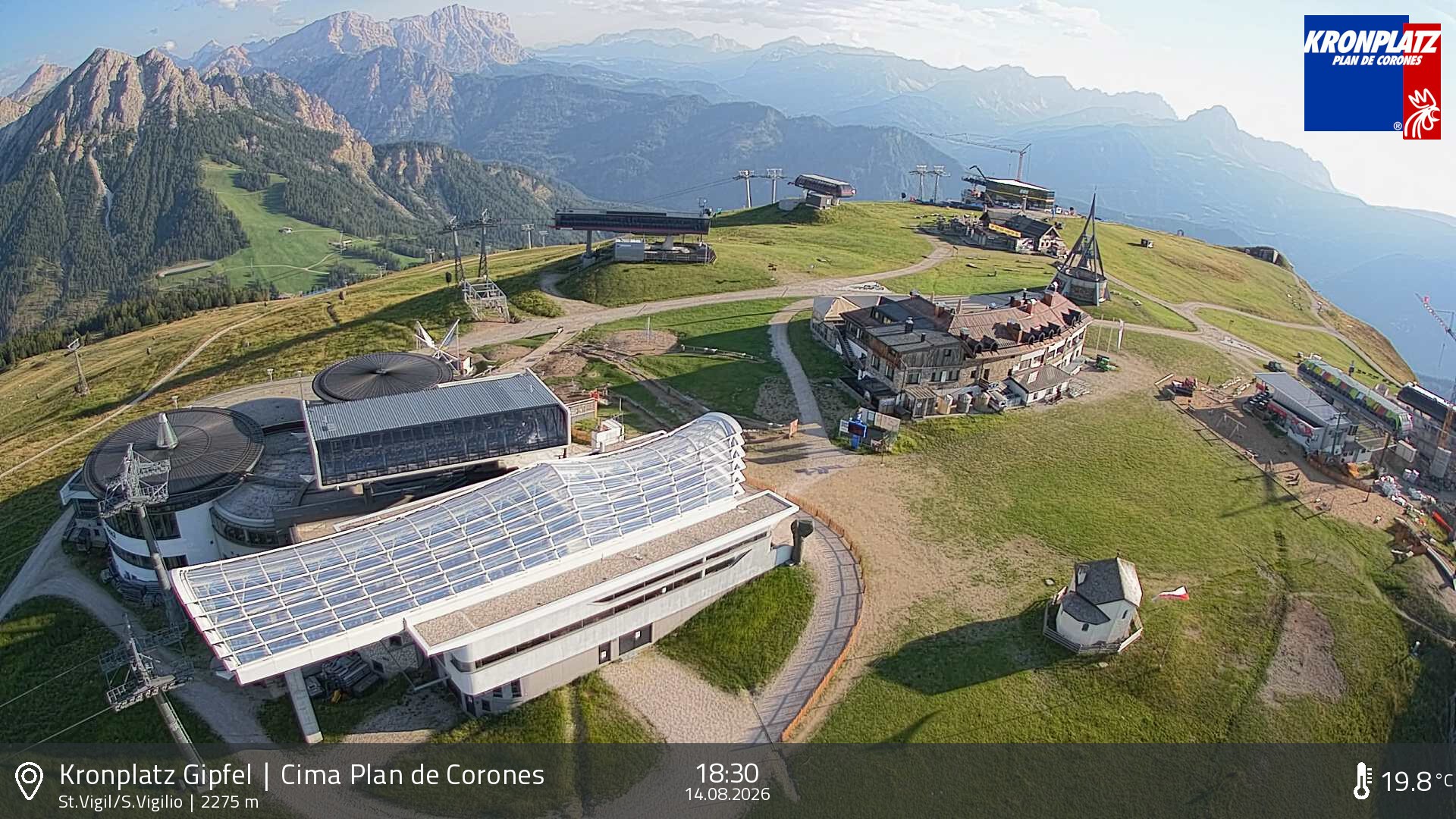Archiv Foto Webcam Kronplatz - St. Vigil, Südtirol