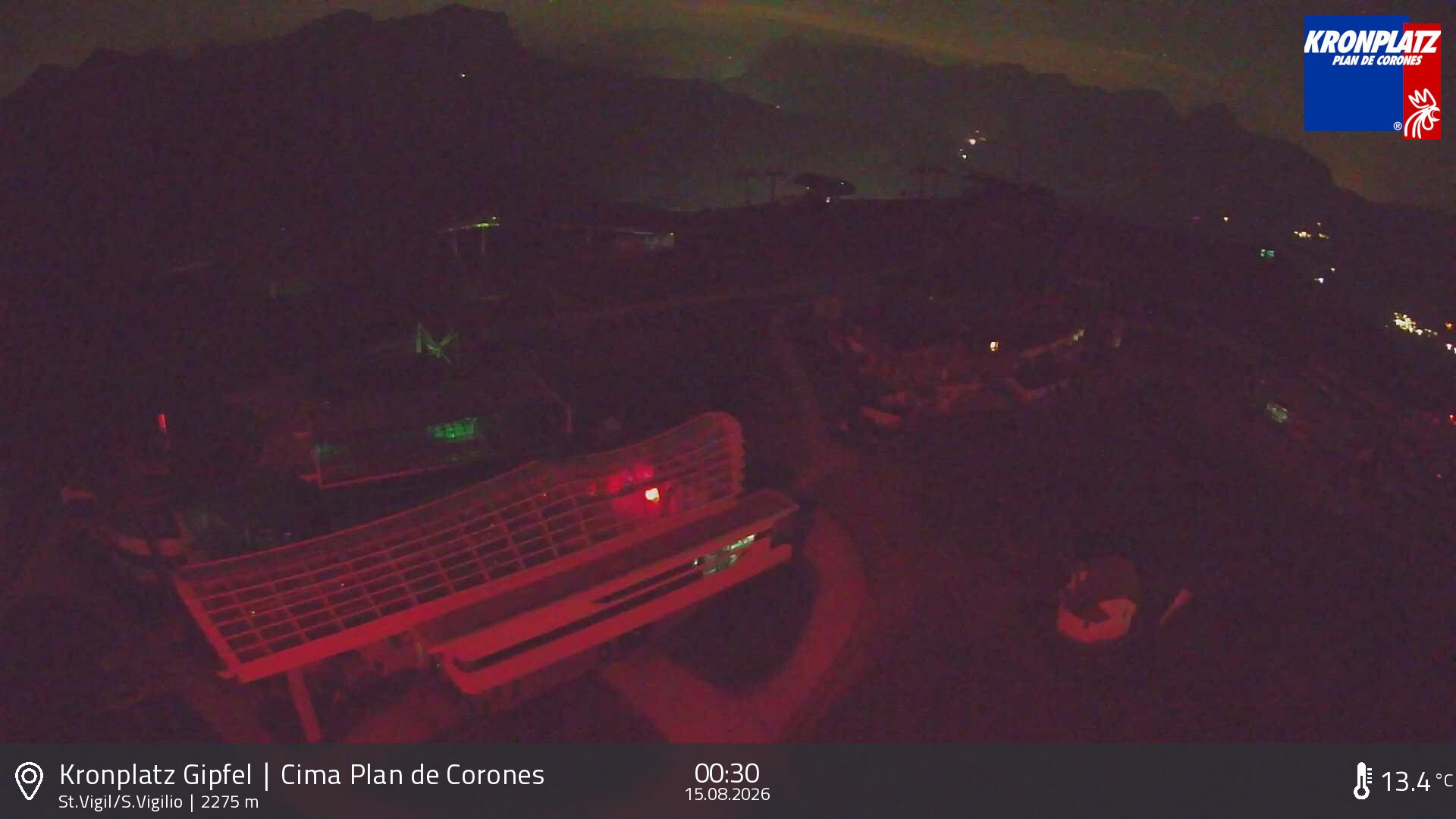 Archived image Webcam Kronplatz - San Vigilio, South Tyrol