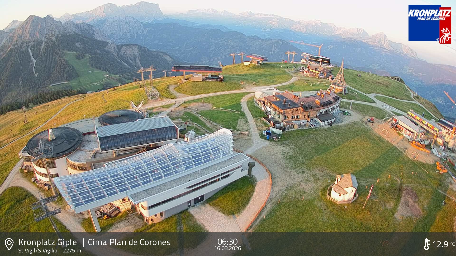 Archiv Foto Webcam Kronplatz - St. Vigil, Südtirol