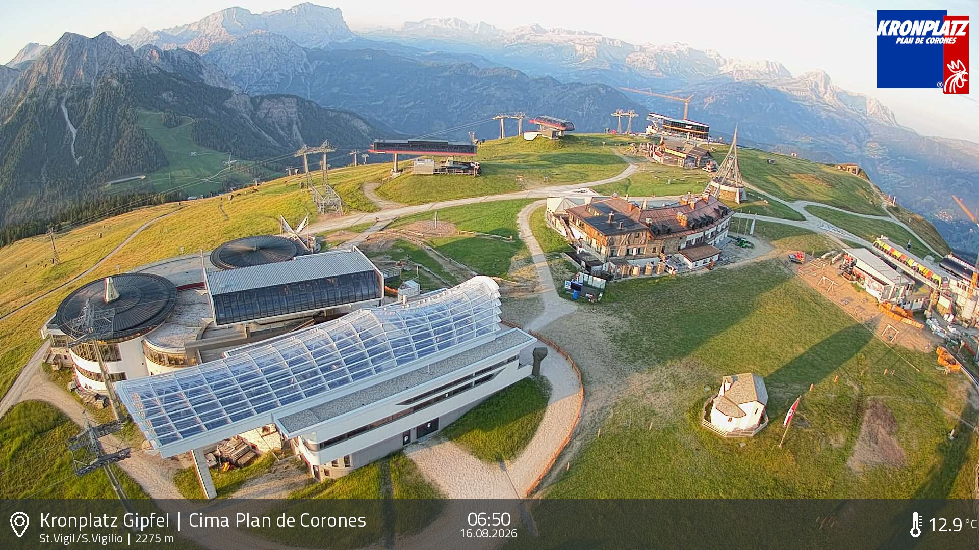 Archiv Foto Webcam Kronplatz - St. Vigil, Südtirol