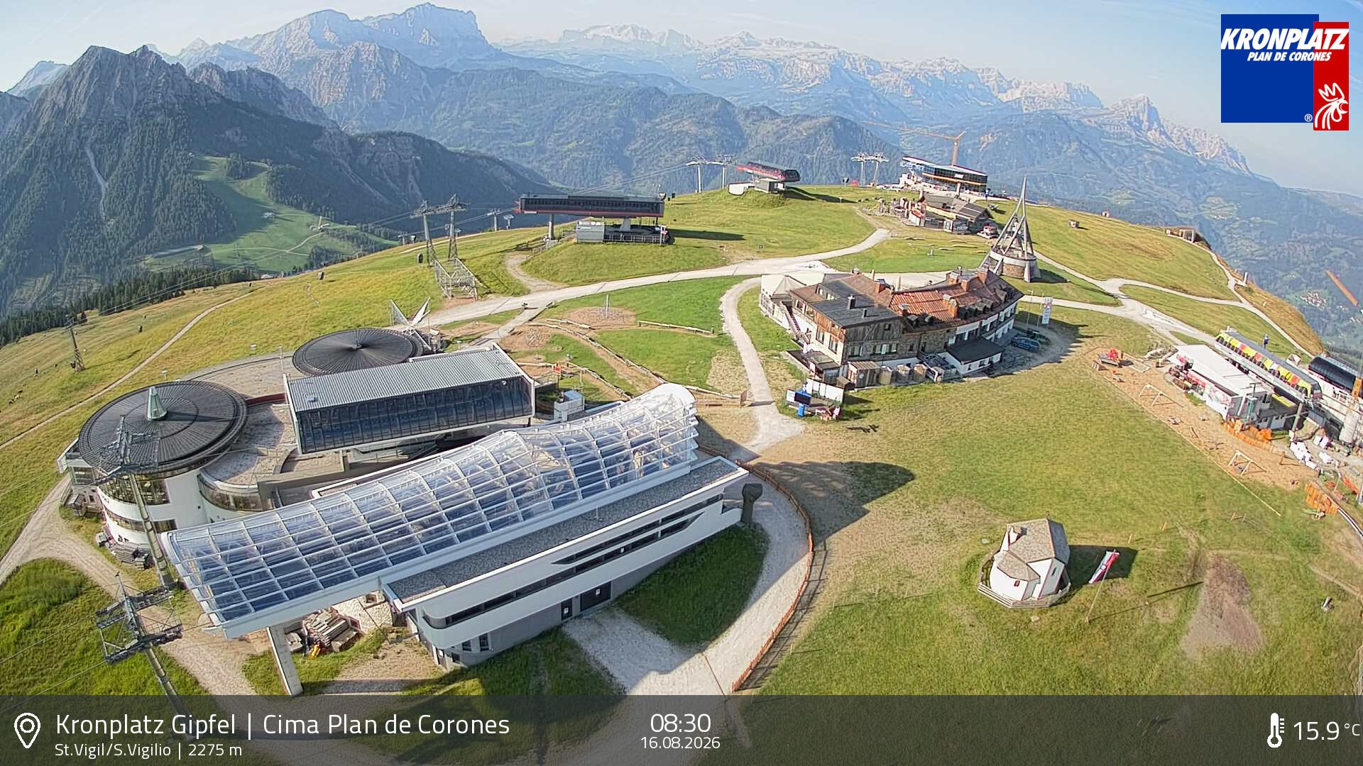 Archiv Foto Webcam Kronplatz - St. Vigil, Südtirol