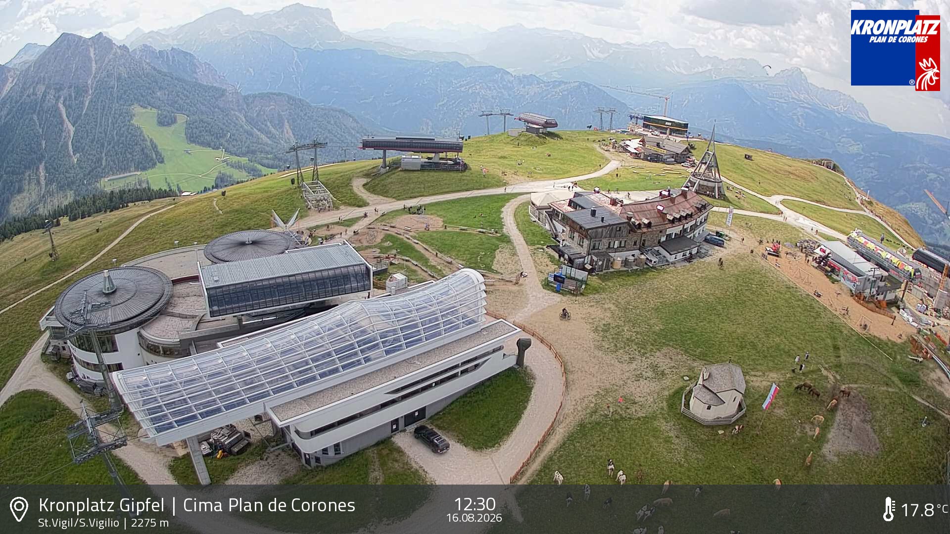 Archiv Foto Webcam Kronplatz - St. Vigil, Südtirol