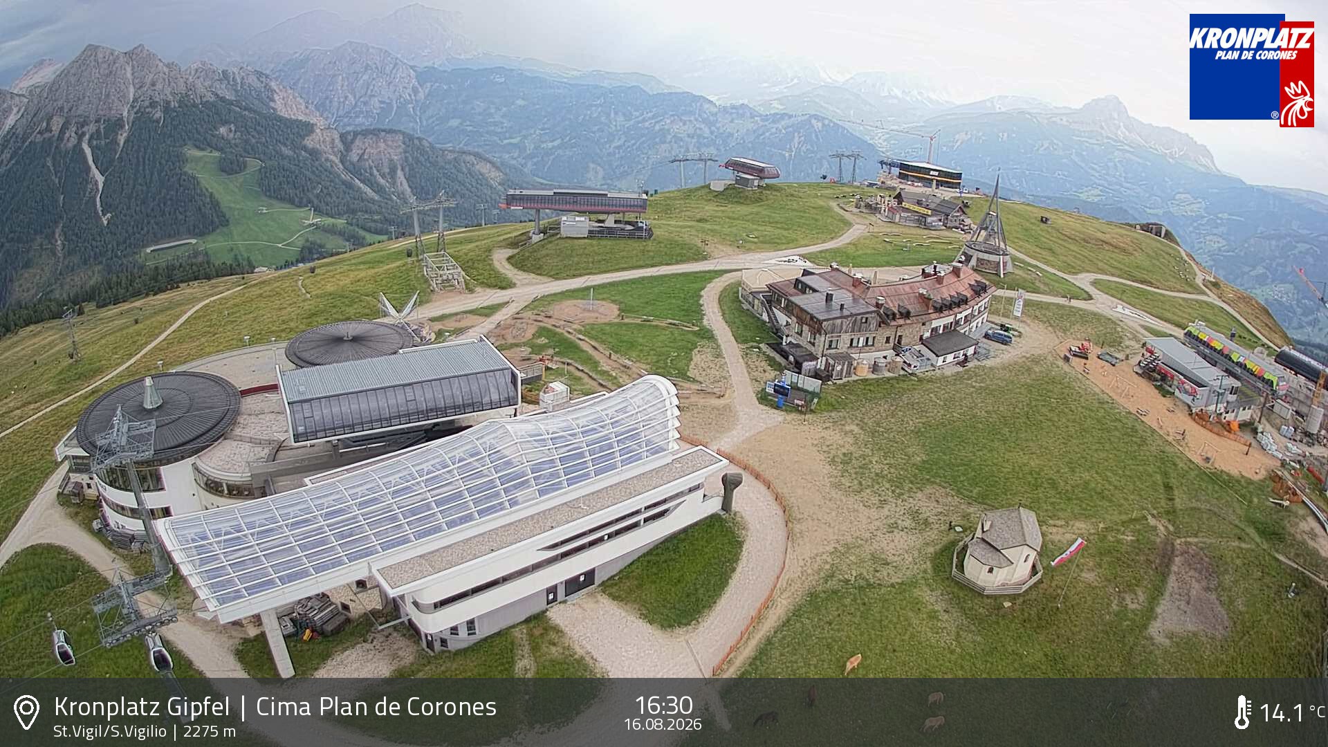 Archiv Foto Webcam Kronplatz - St. Vigil, Südtirol