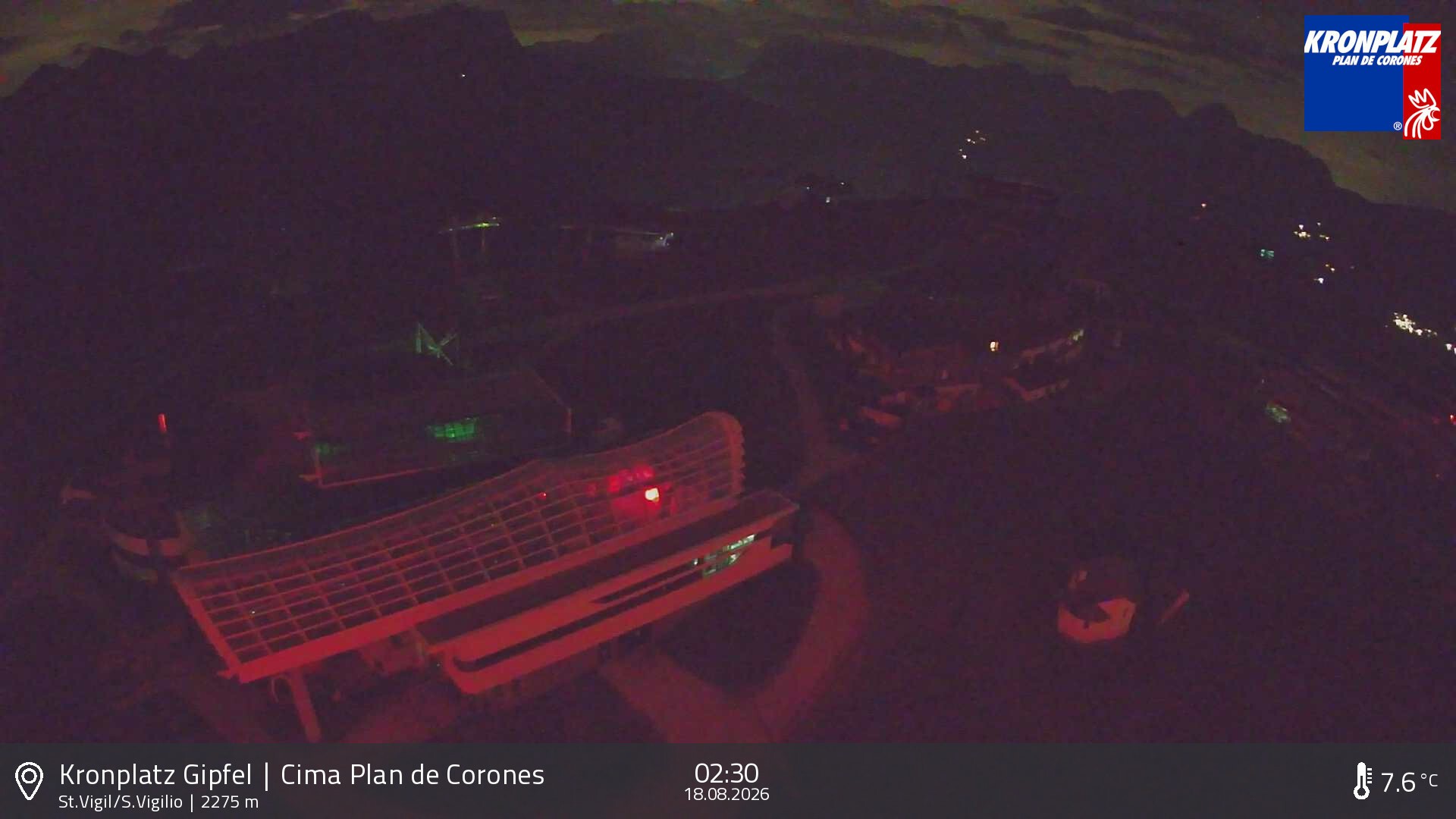 Archiv Foto Webcam Kronplatz - St. Vigil, Südtirol