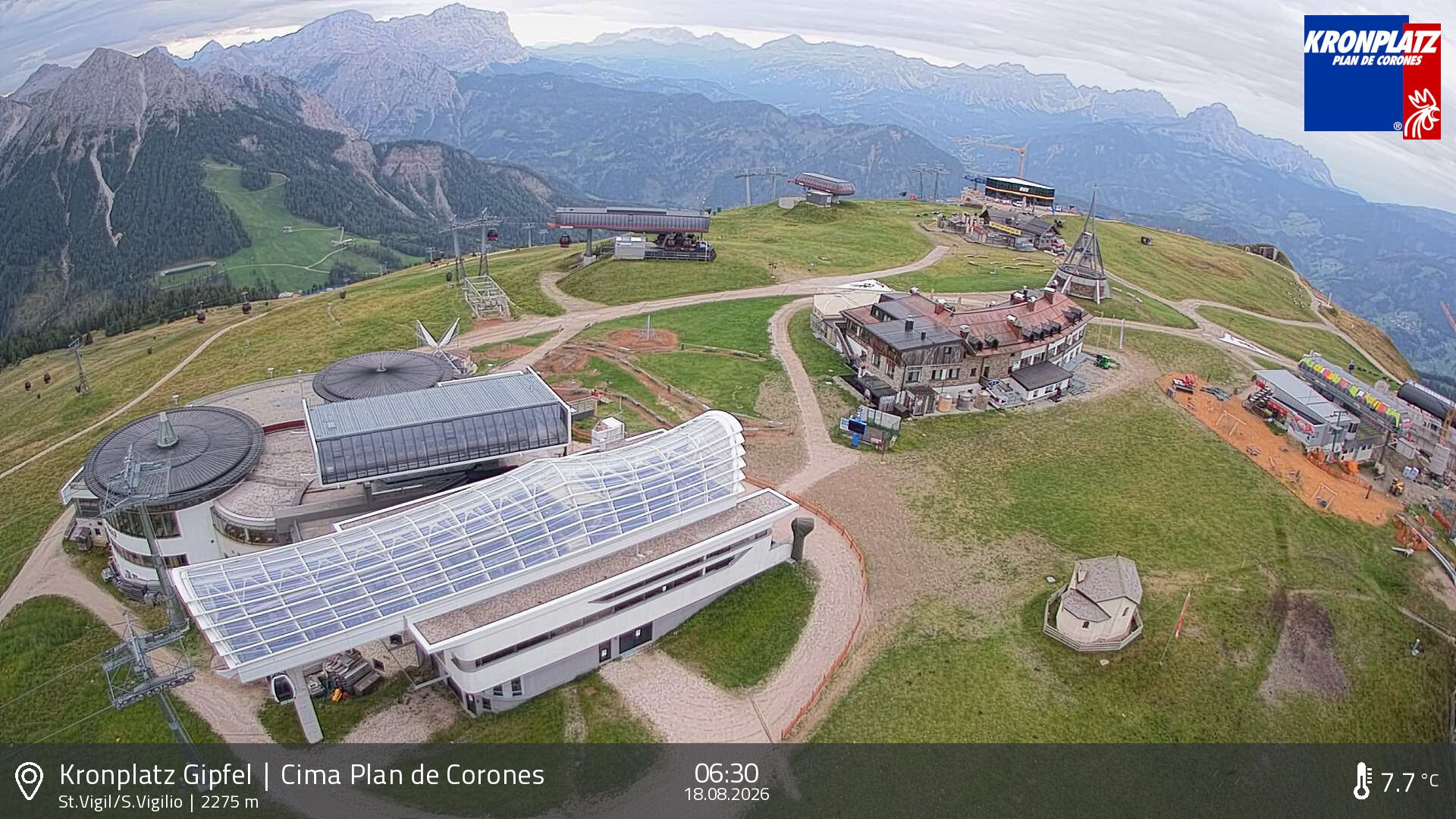 Archiv Foto Webcam Kronplatz - St. Vigil, Südtirol