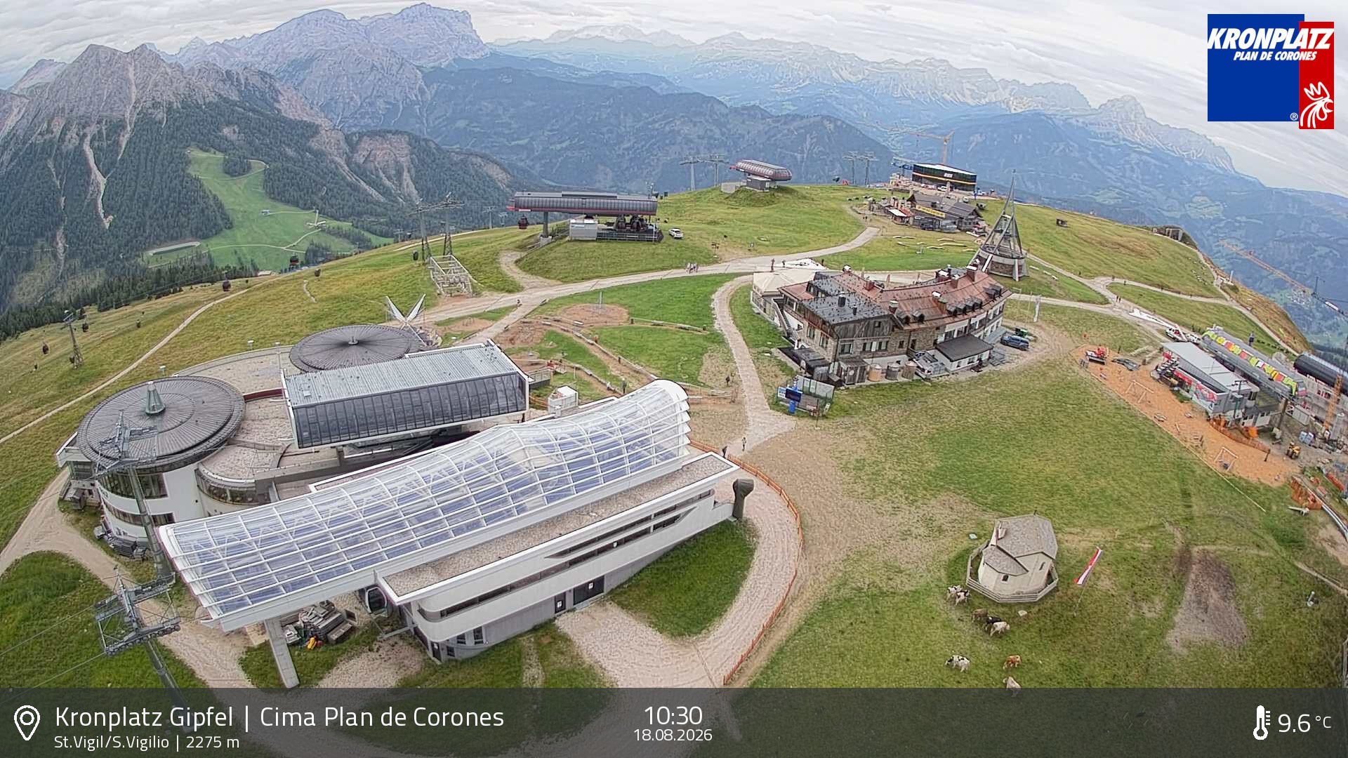 Archiv Foto Webcam Kronplatz - St. Vigil, Südtirol
