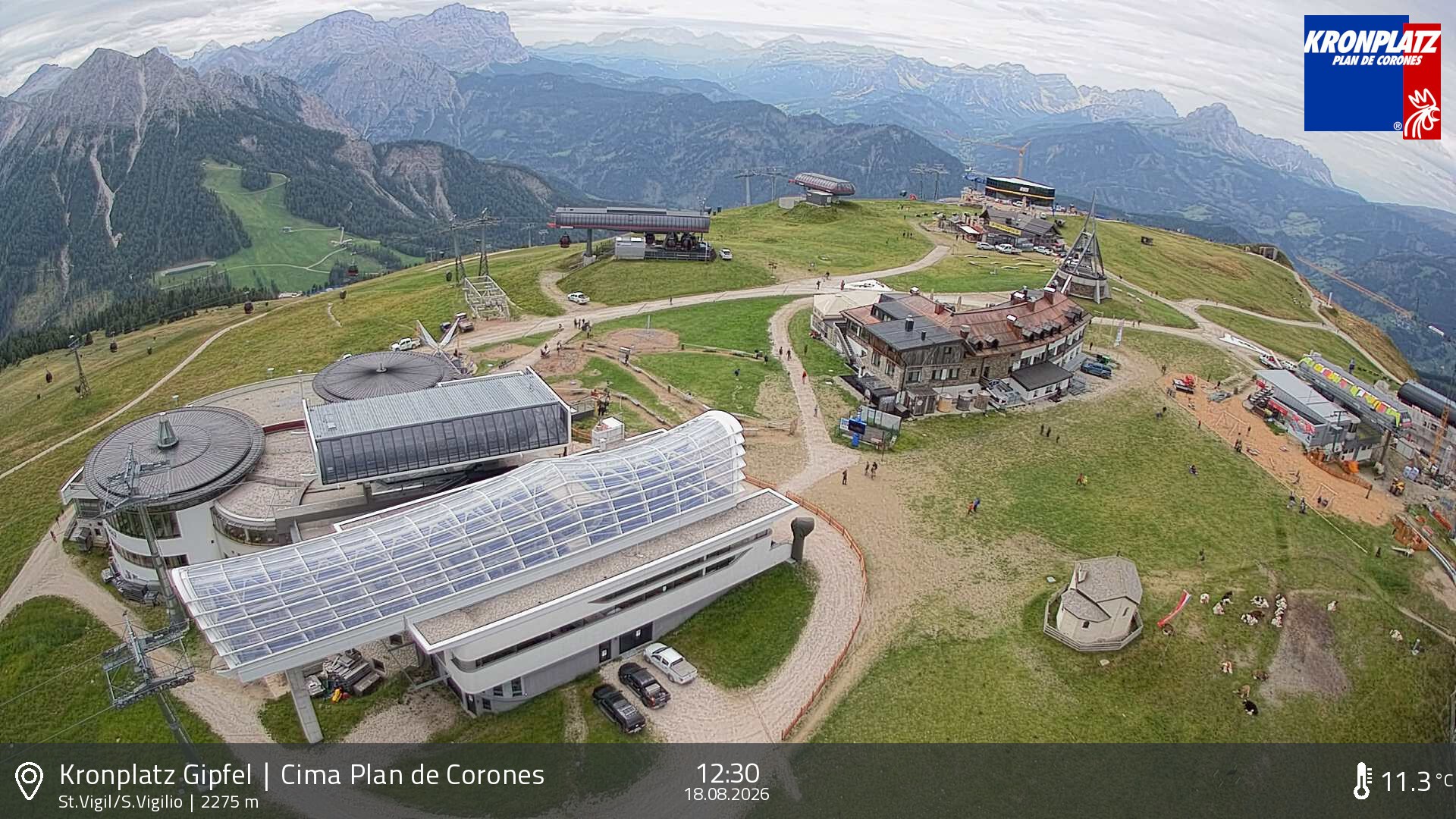 Archiv Foto Webcam Kronplatz - St. Vigil, Südtirol