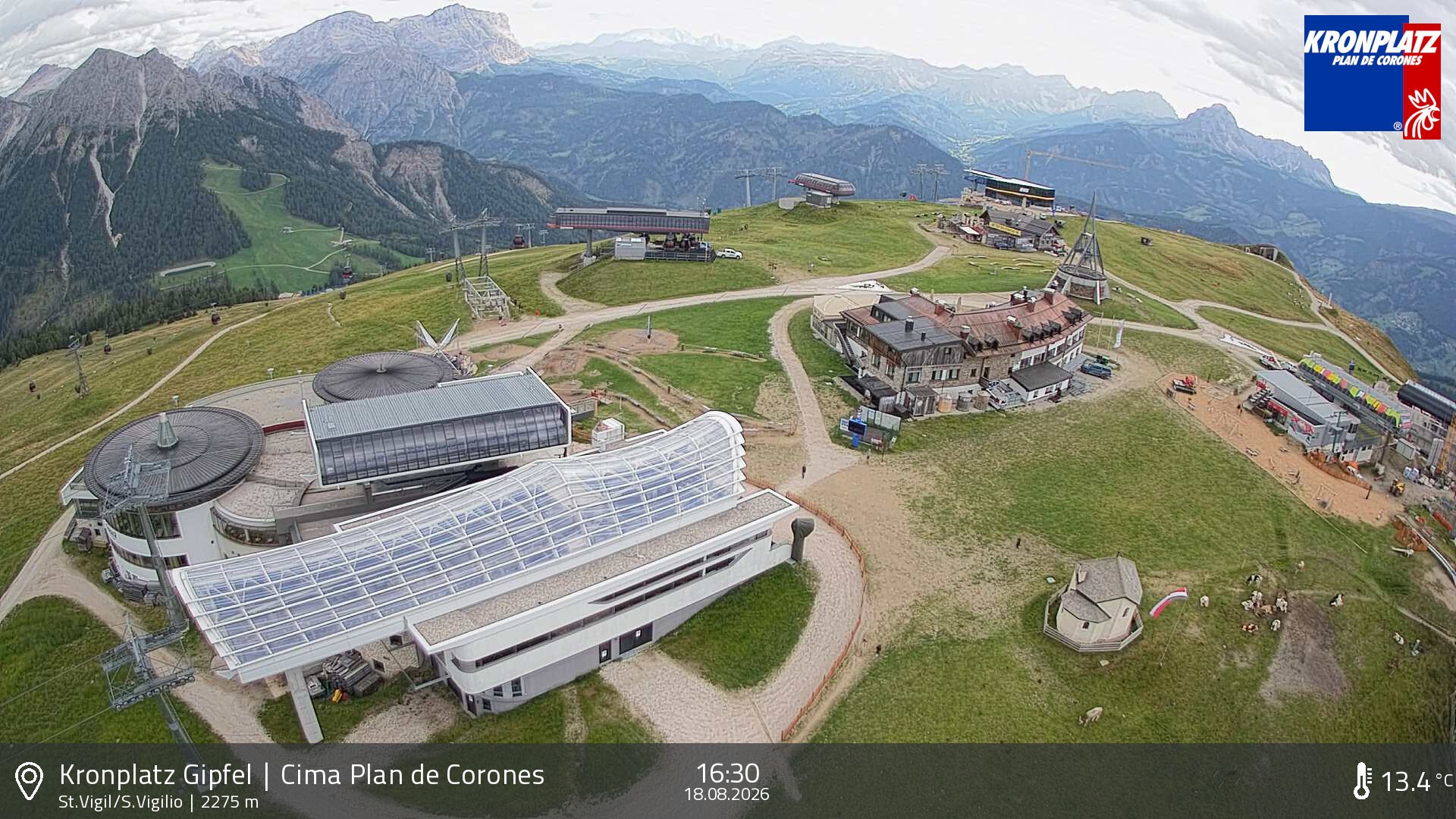 Archiv Foto Webcam Kronplatz - St. Vigil, Südtirol