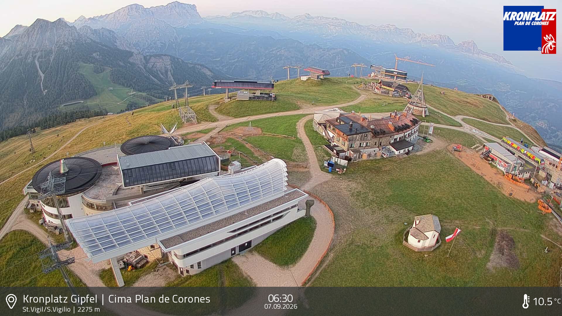 Archiv Foto Webcam Kronplatz - St. Vigil, Südtirol