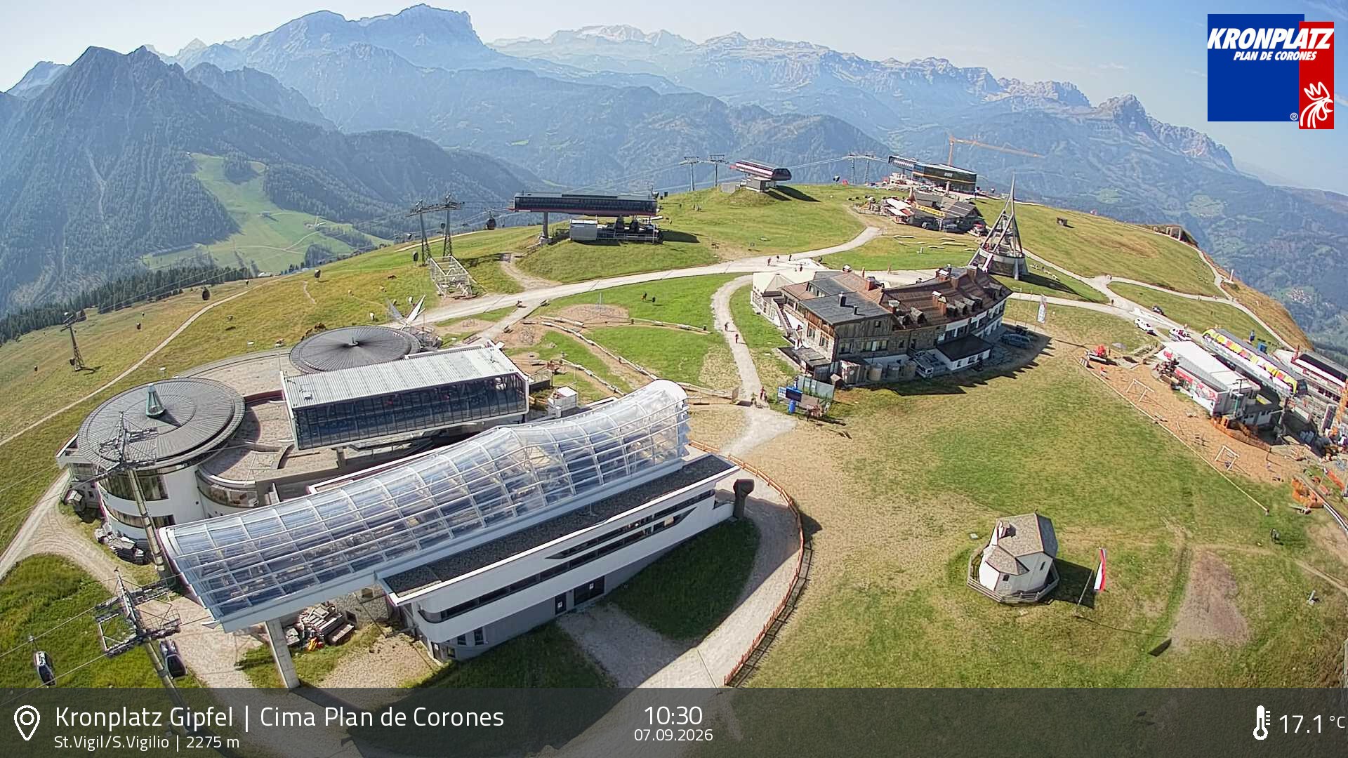 Archiv Foto Webcam Kronplatz - St. Vigil, Südtirol