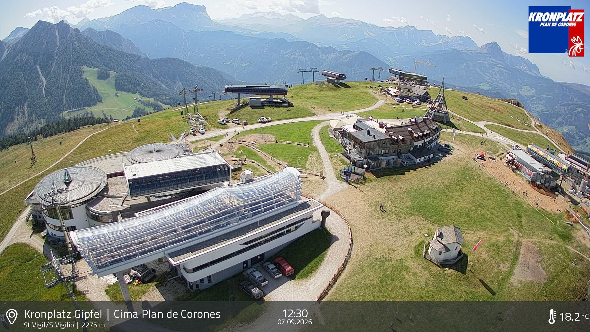 Archiv Foto Webcam Kronplatz - St. Vigil, Südtirol