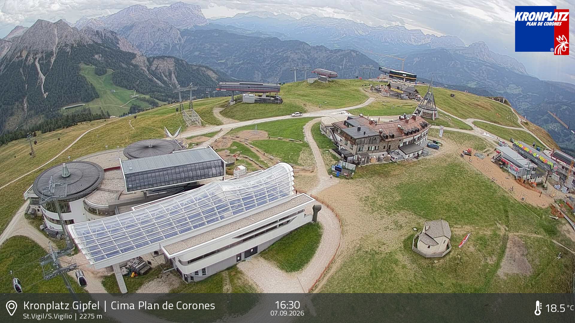 Archiv Foto Webcam Kronplatz - St. Vigil, Südtirol