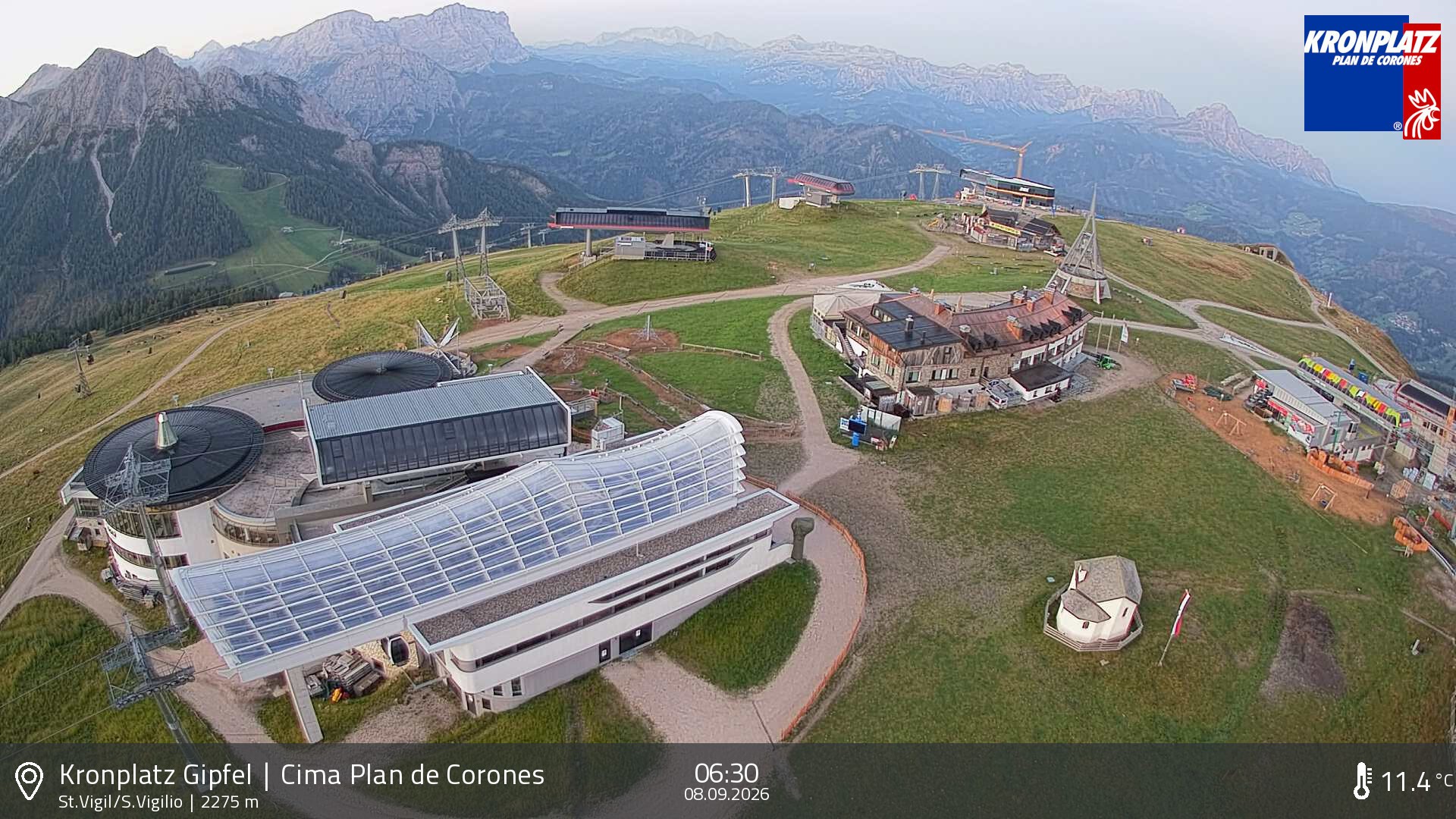 Archiv Foto Webcam Kronplatz - St. Vigil, Südtirol