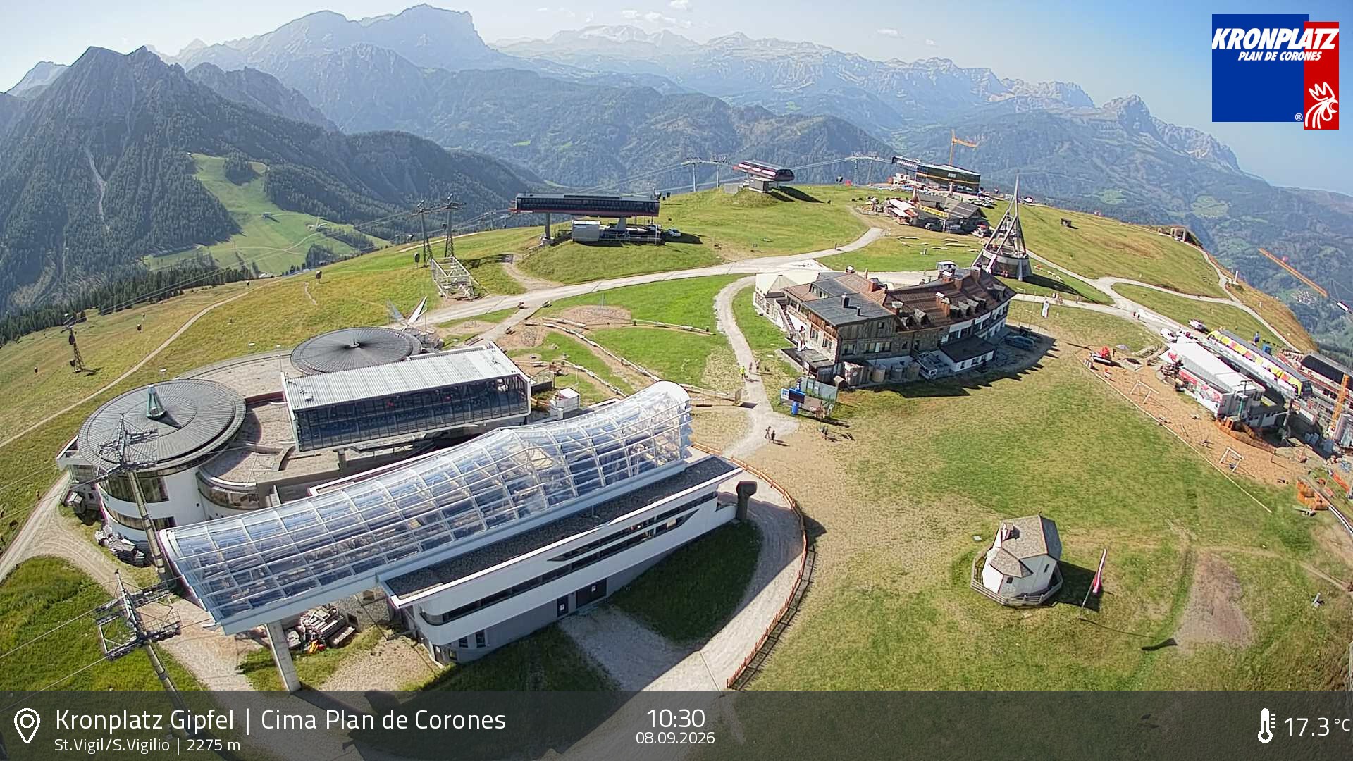 Archiv Foto Webcam Kronplatz - St. Vigil, Südtirol