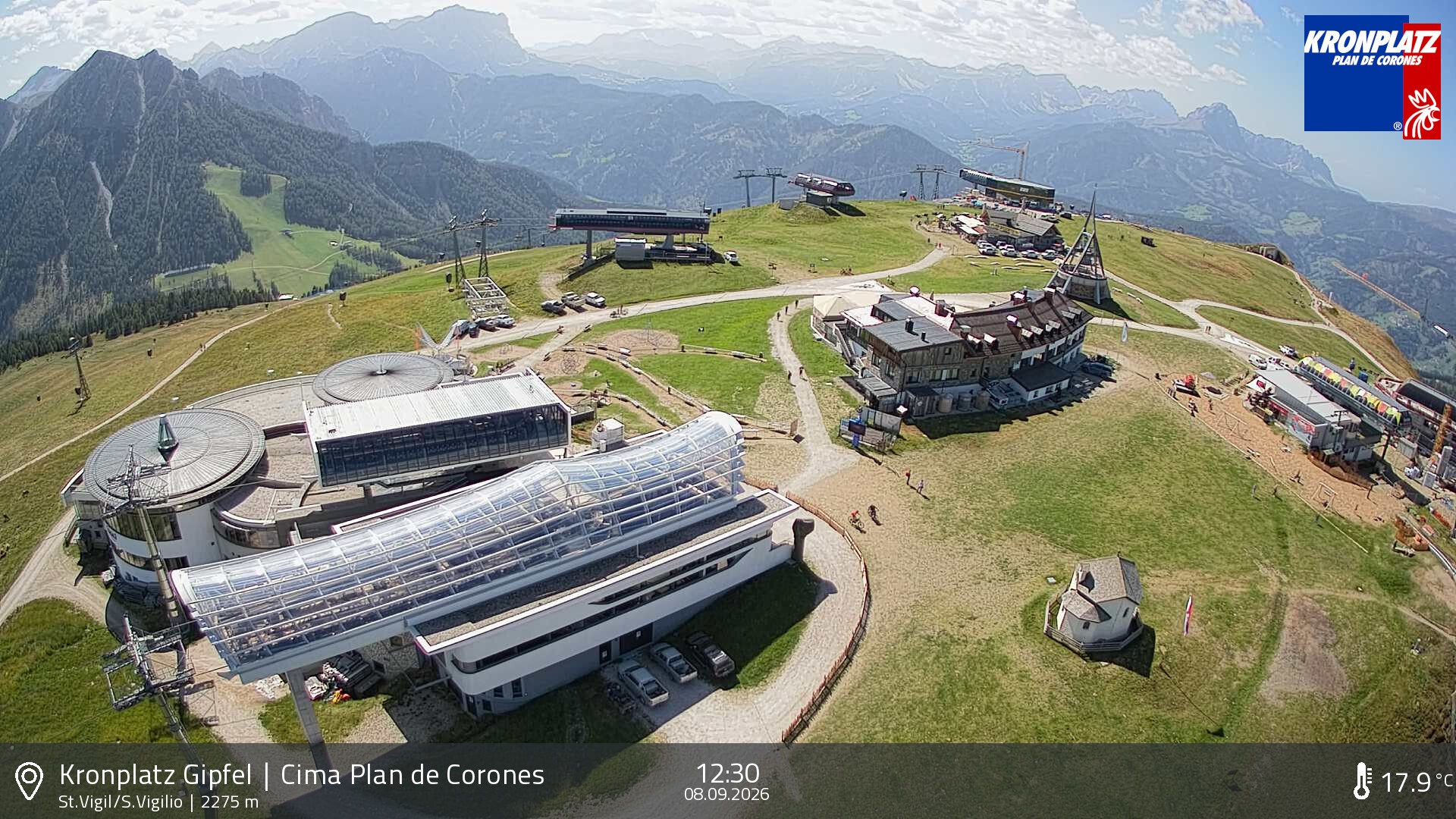 Archiv Foto Webcam Kronplatz - St. Vigil, Südtirol