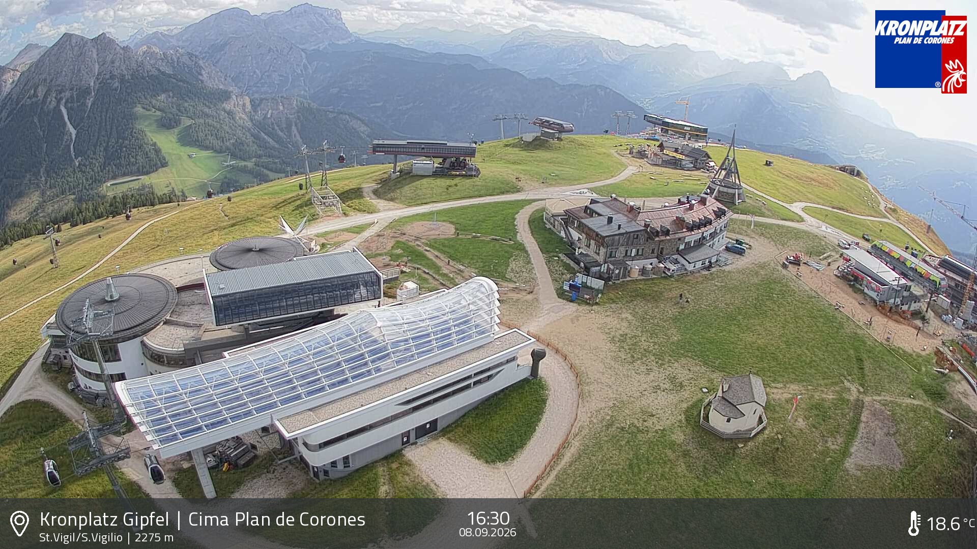 Archiv Foto Webcam Kronplatz - St. Vigil, Südtirol