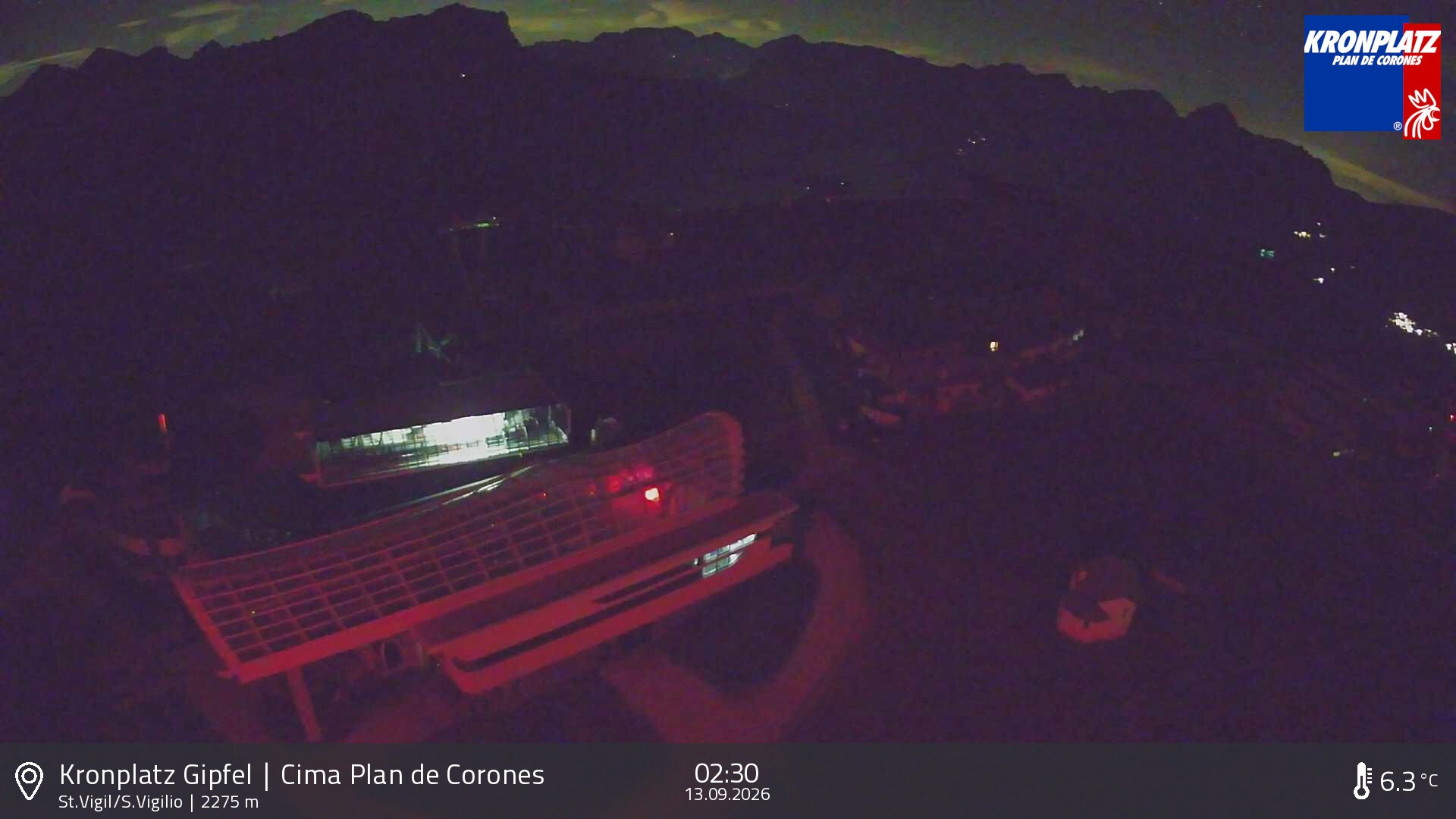 Archived image Webcam Kronplatz - San Vigilio, South Tyrol