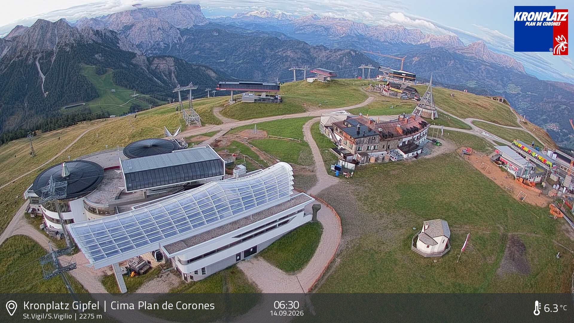 Archiv Foto Webcam Kronplatz - St. Vigil, Südtirol