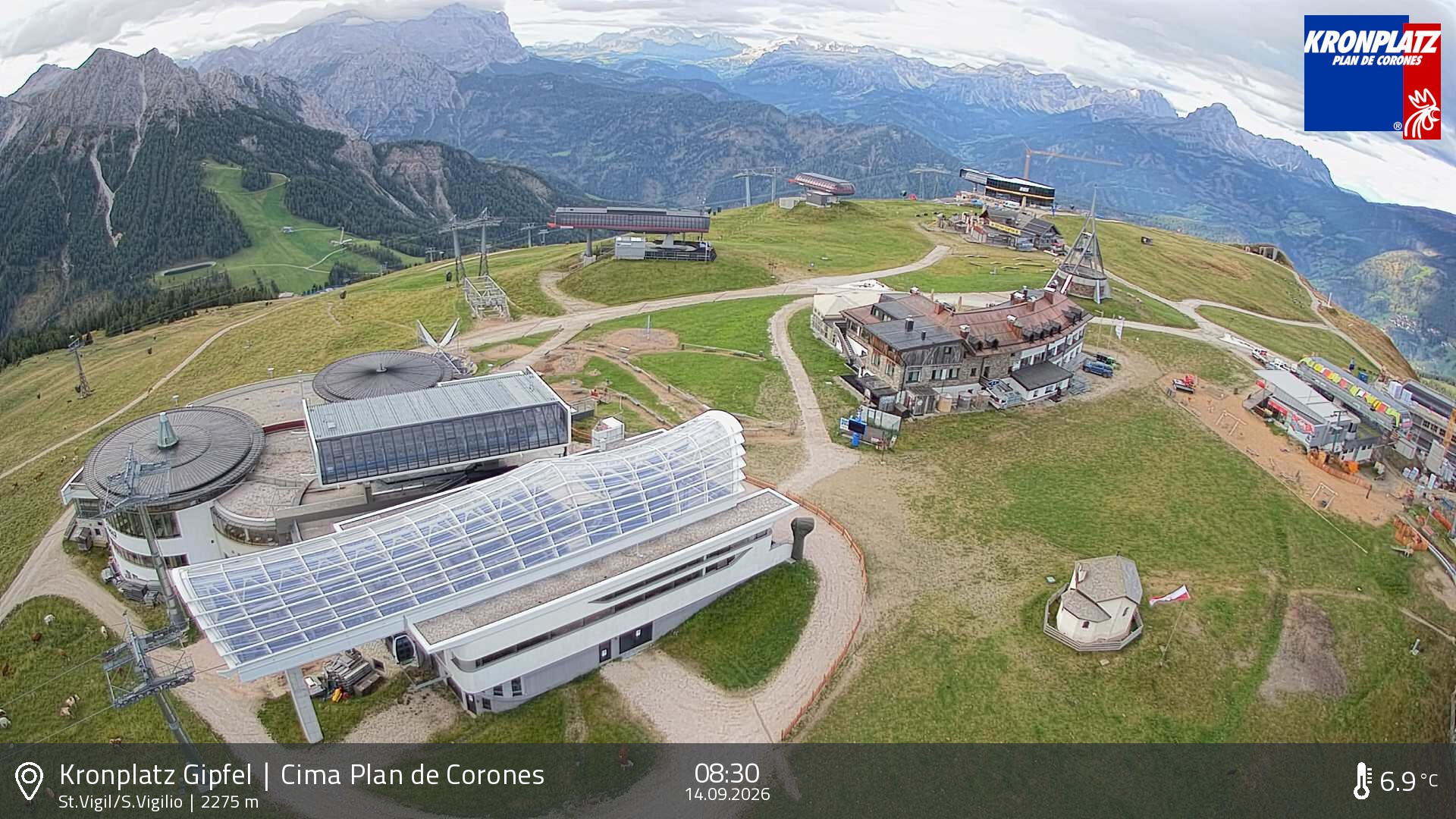 Archiv Foto Webcam Kronplatz - St. Vigil, Südtirol