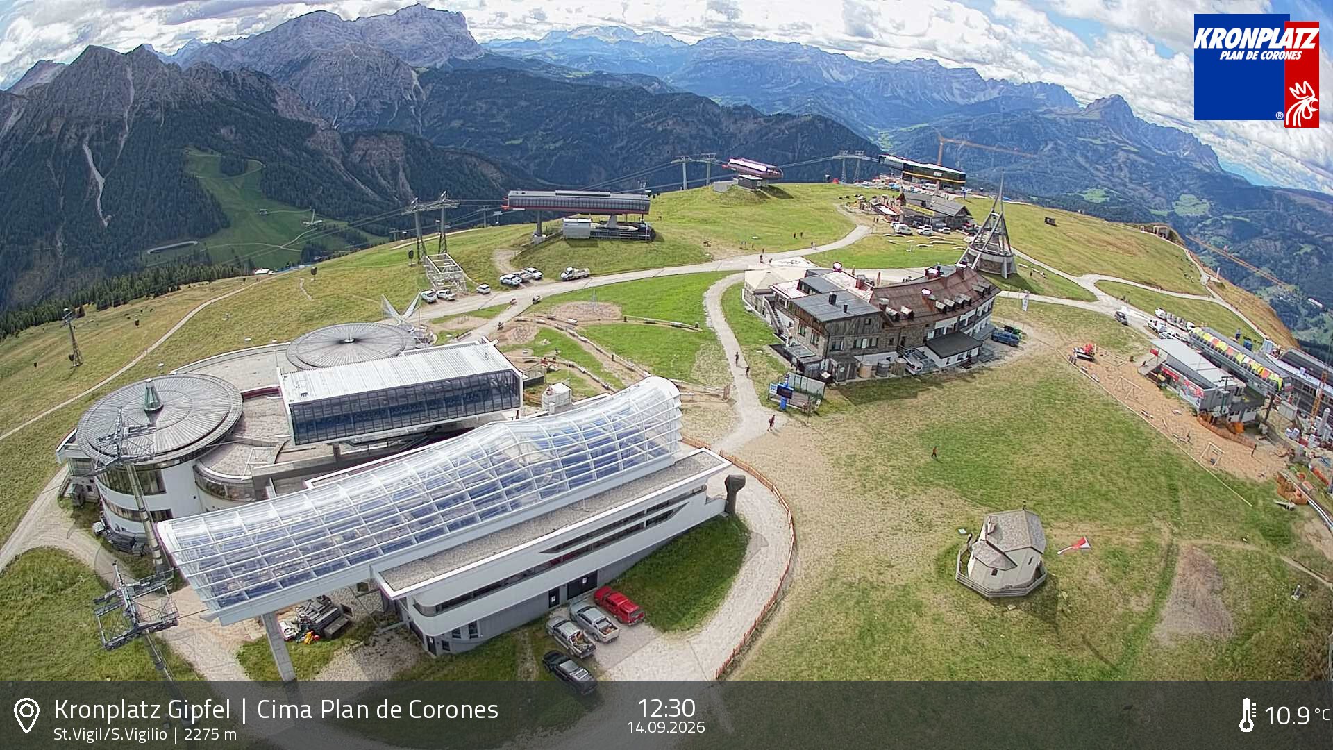 Archiv Foto Webcam Kronplatz - St. Vigil, Südtirol