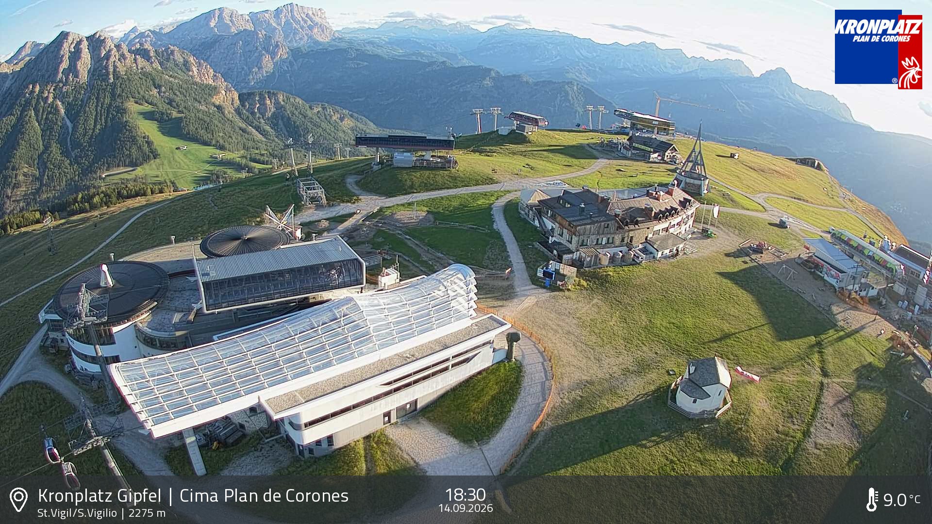 Archiv Foto Webcam Kronplatz - St. Vigil, Südtirol