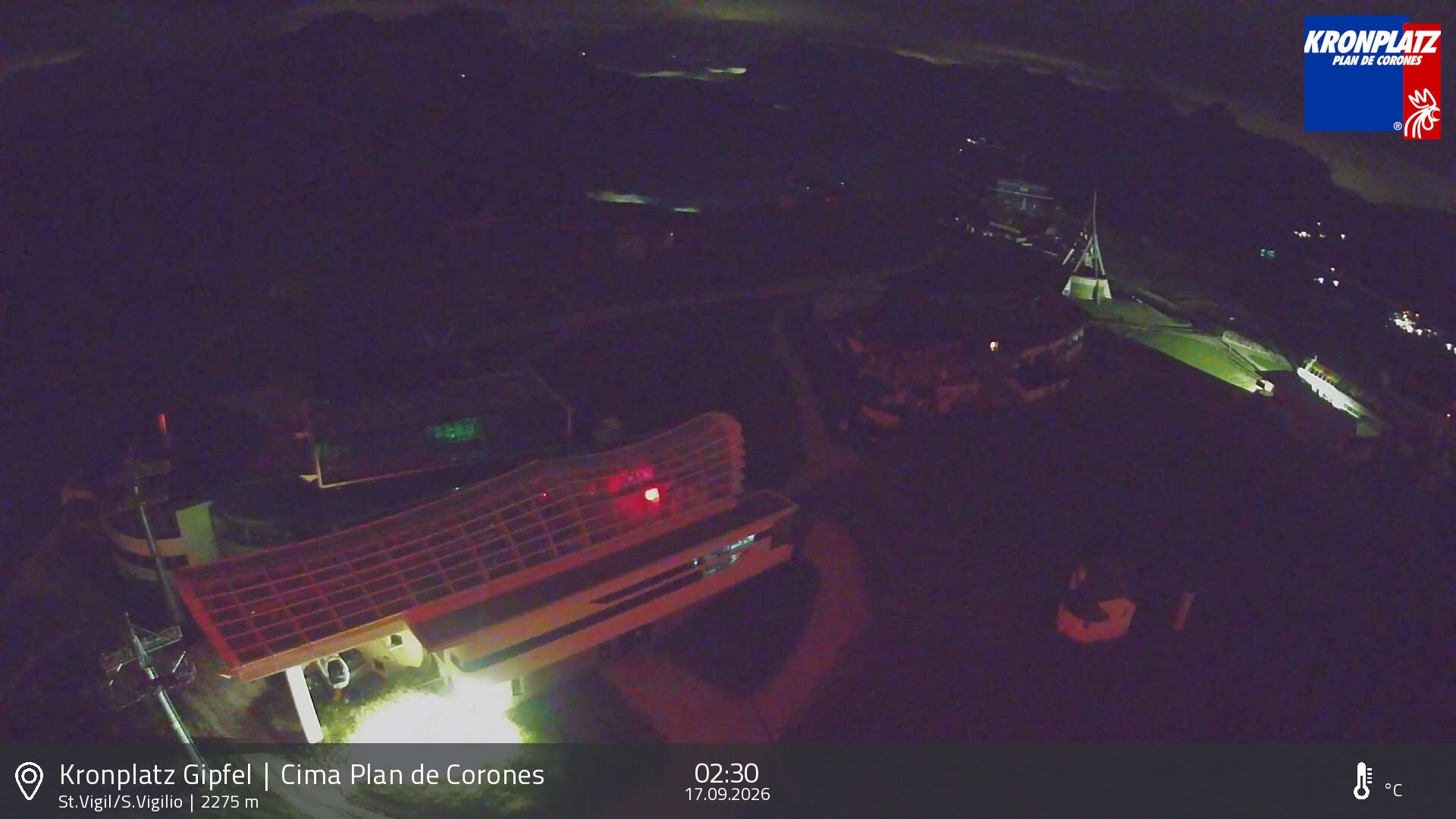 Archived image Webcam Kronplatz - San Vigilio, South Tyrol