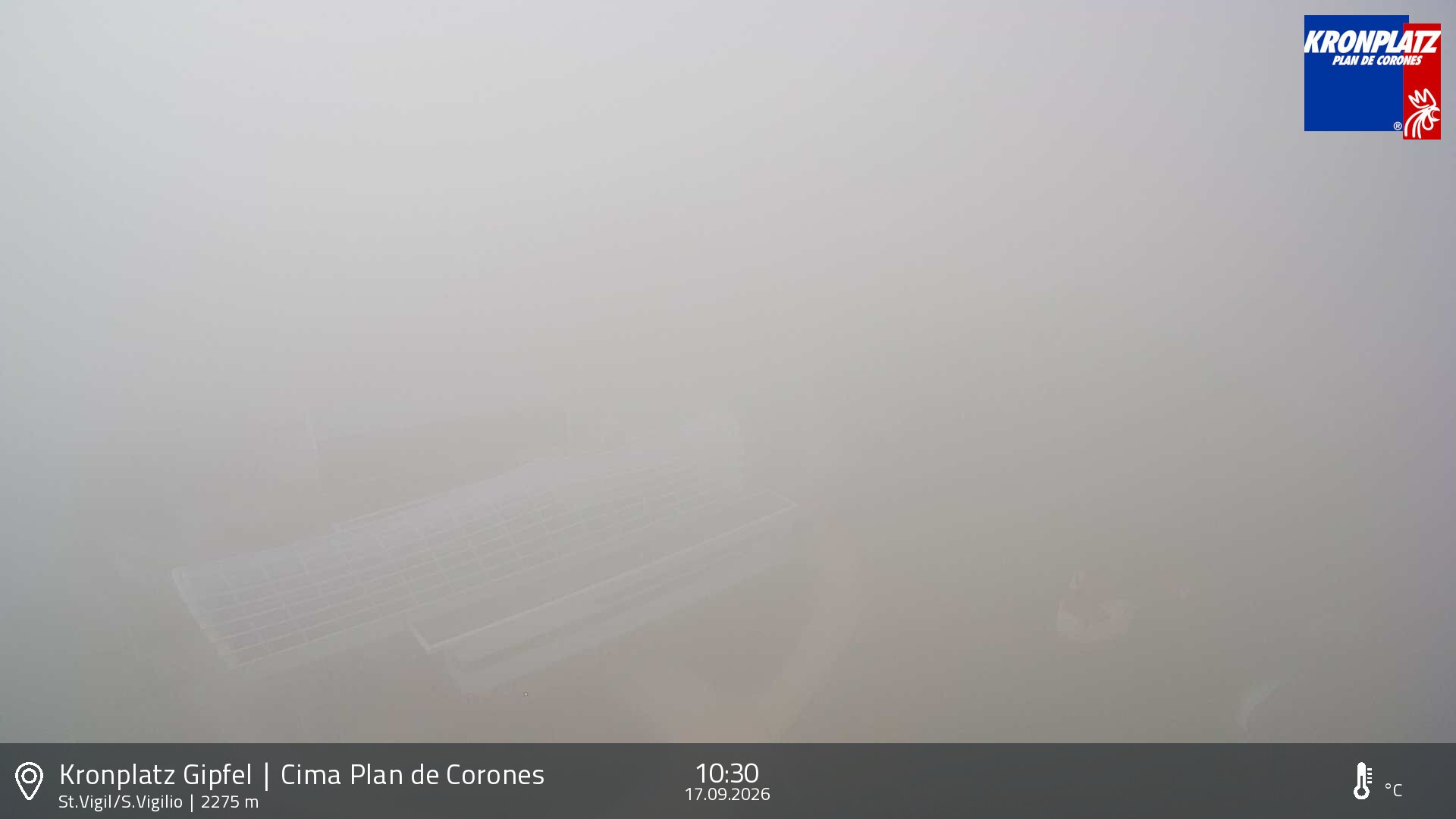 Archived image Webcam Kronplatz - San Vigilio, South Tyrol