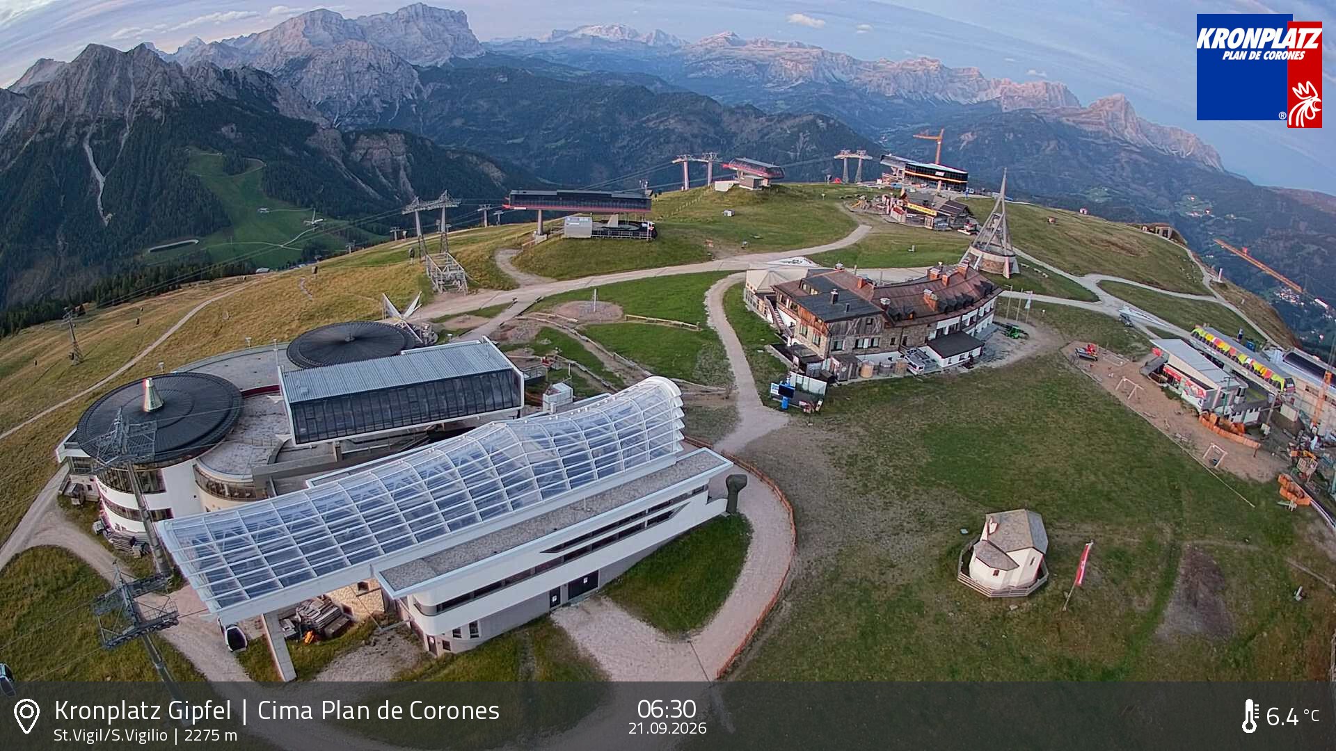 Archiv Foto Webcam Kronplatz - St. Vigil, Südtirol