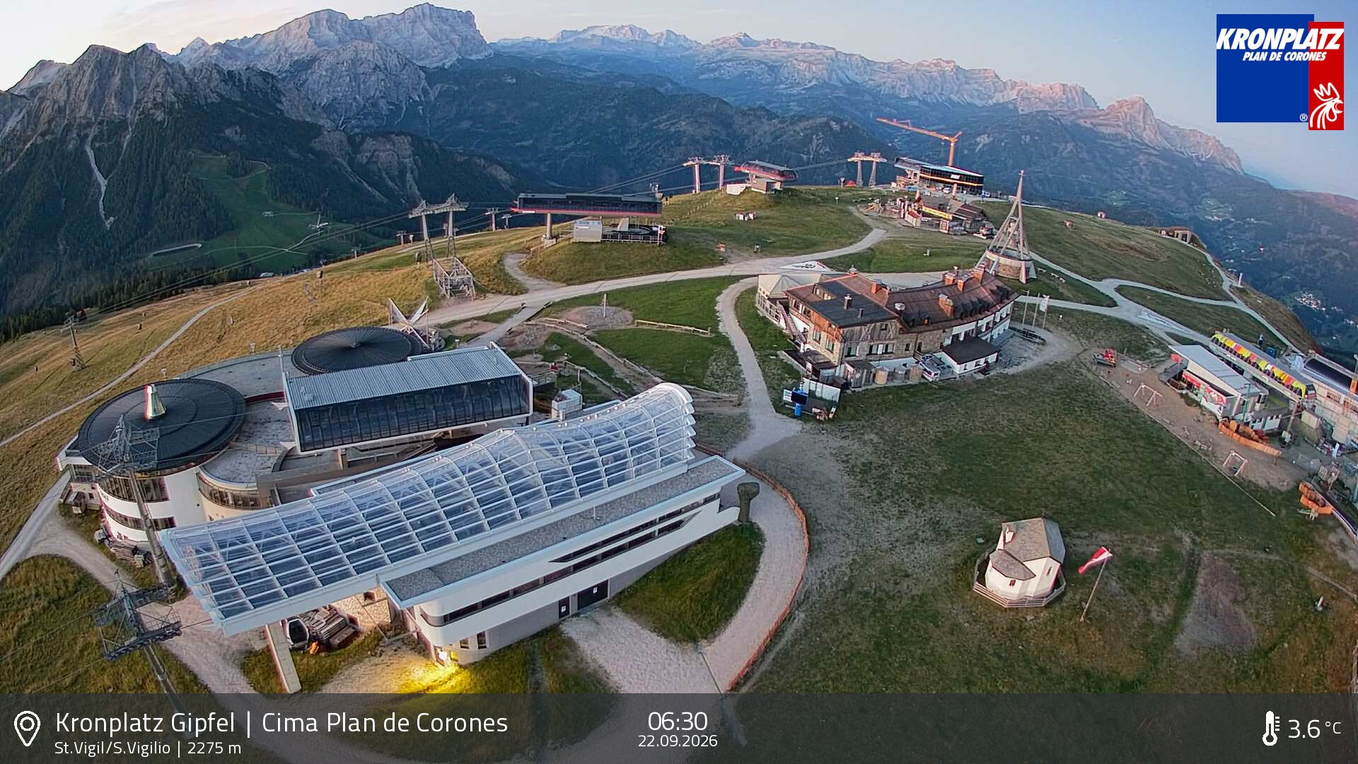 Archiv Foto Webcam Kronplatz - St. Vigil, Südtirol