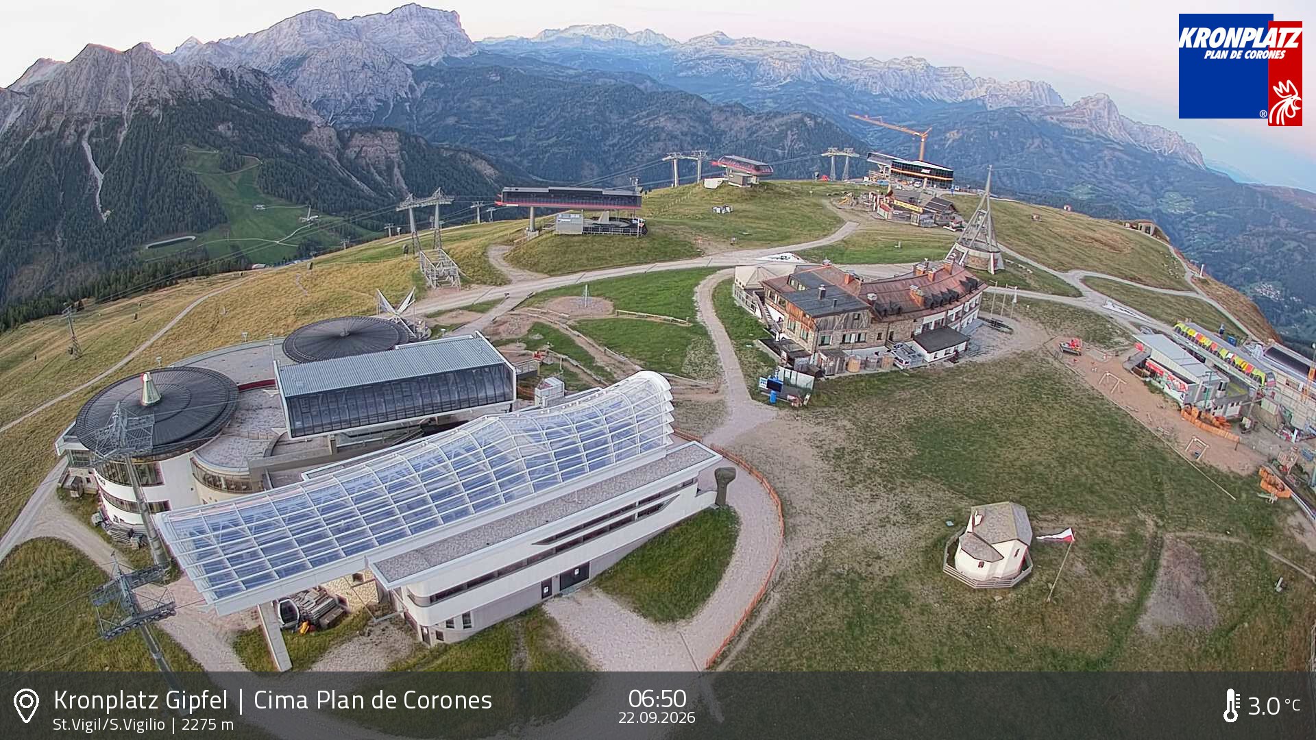 Archiv Foto Webcam Kronplatz - St. Vigil, Südtirol