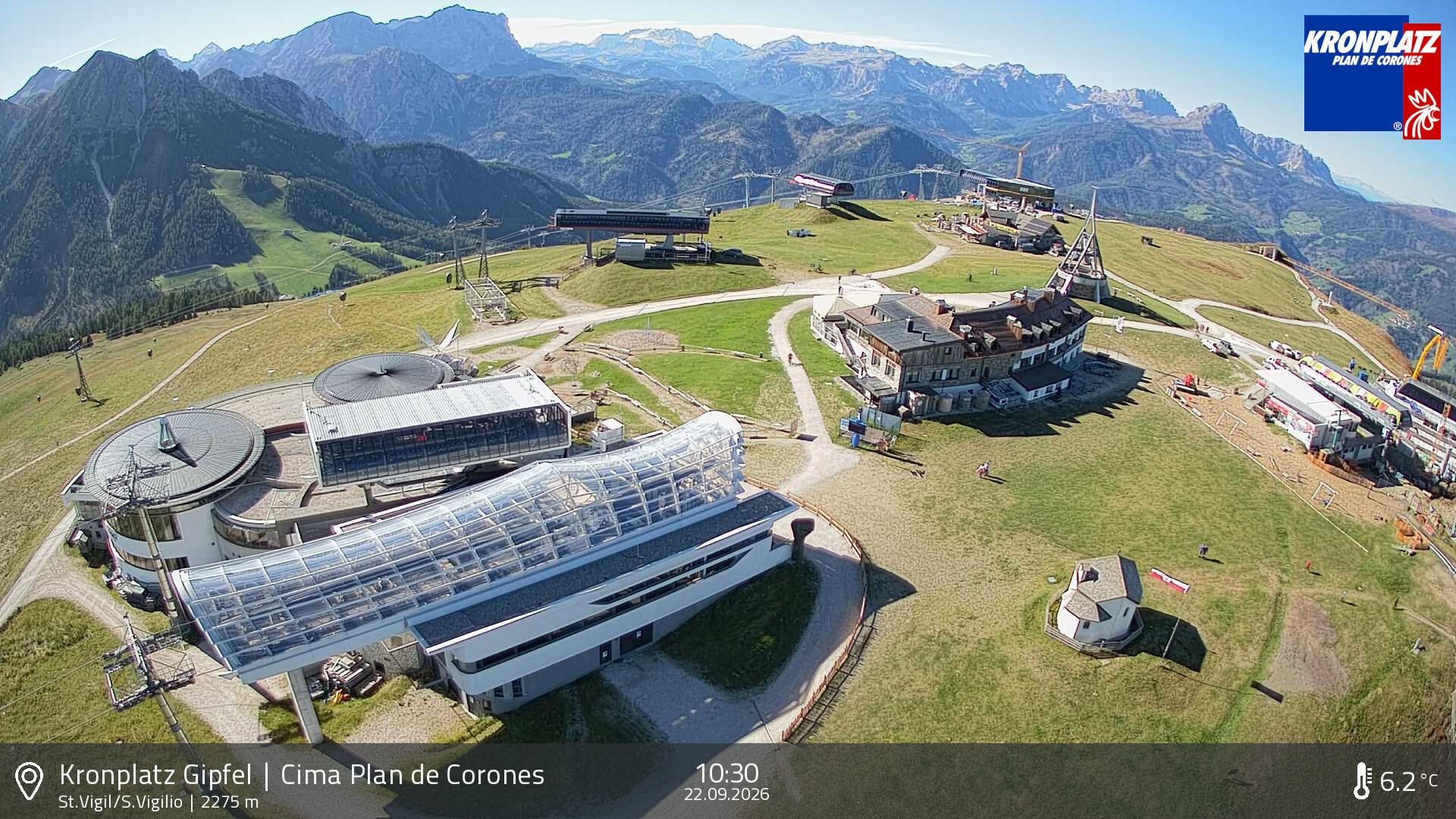 Archiv Foto Webcam Kronplatz - St. Vigil, Südtirol