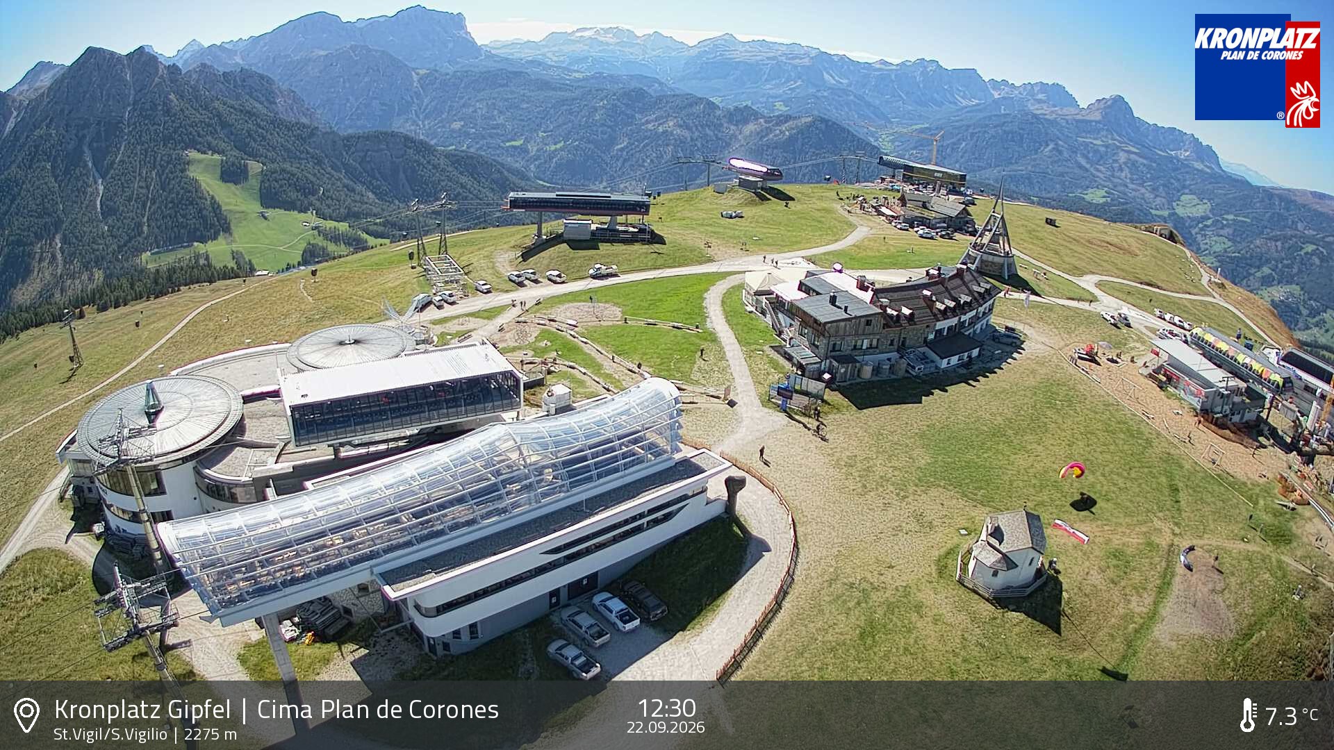 Archiv Foto Webcam Kronplatz - St. Vigil, Südtirol