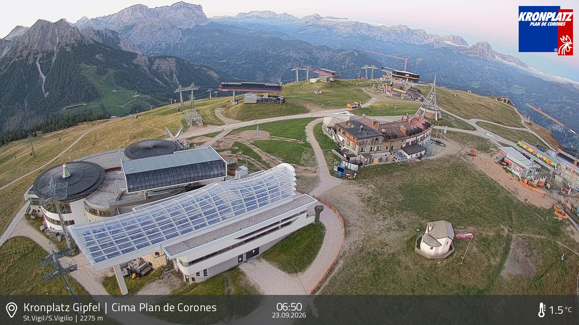 Archiv Foto Webcam Kronplatz - St. Vigil, Südtirol