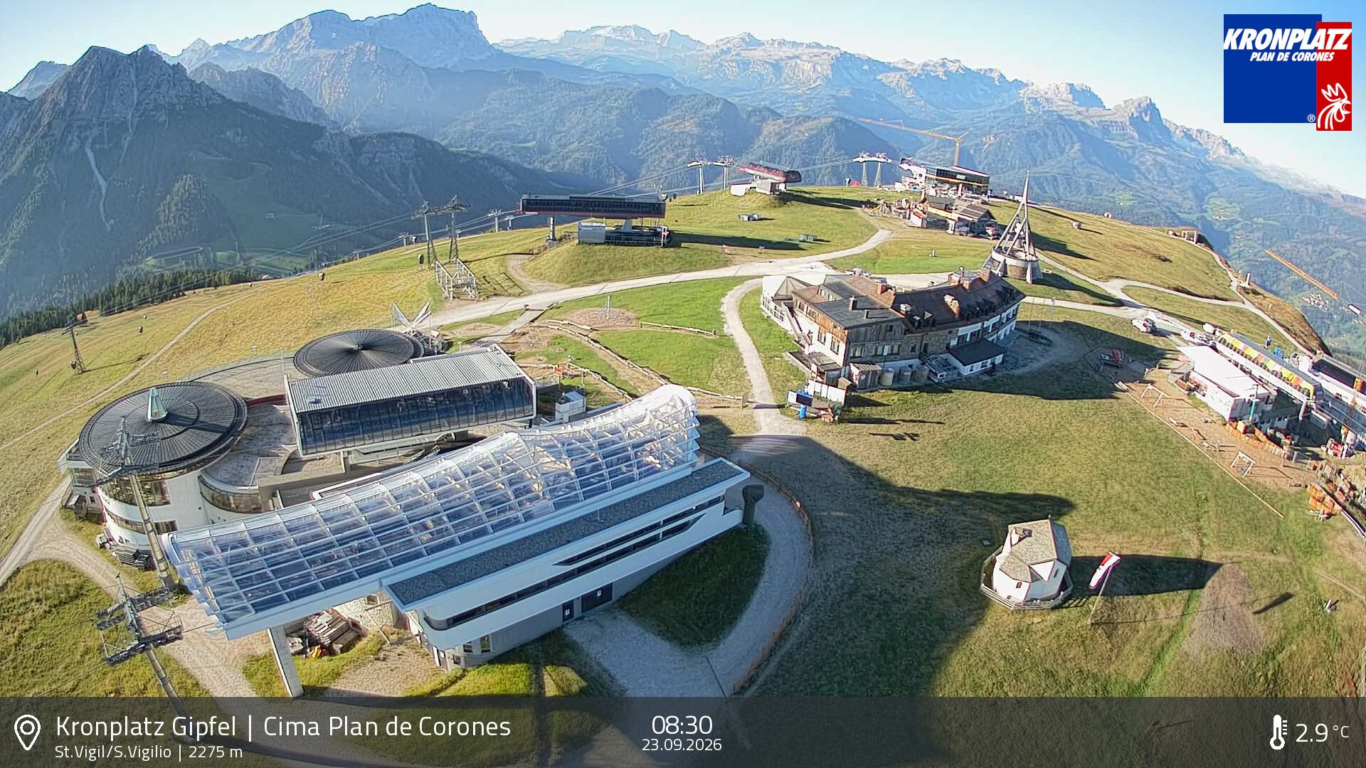 Archiv Foto Webcam Kronplatz - St. Vigil, Südtirol
