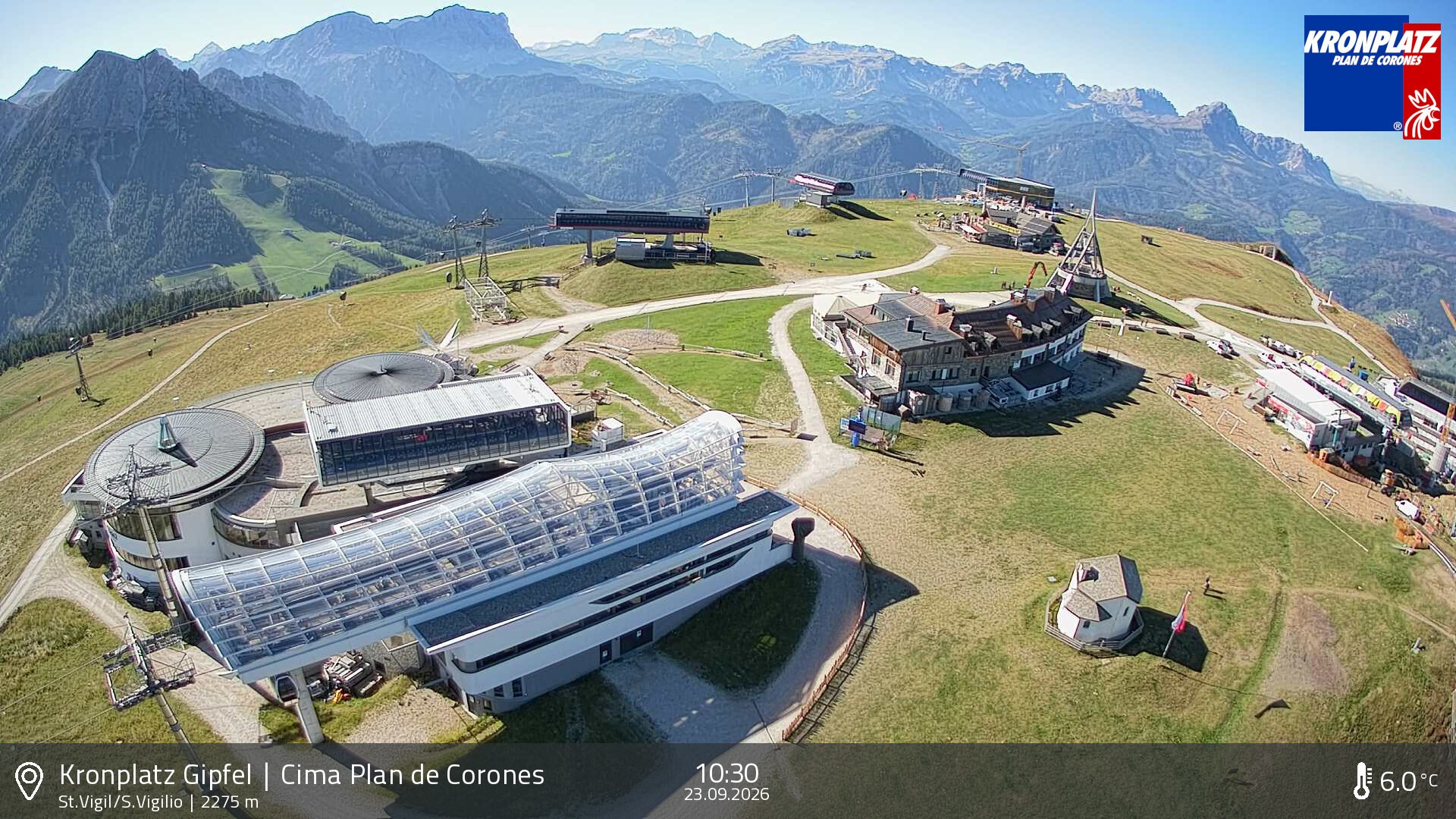 Archiv Foto Webcam Kronplatz - St. Vigil, Südtirol