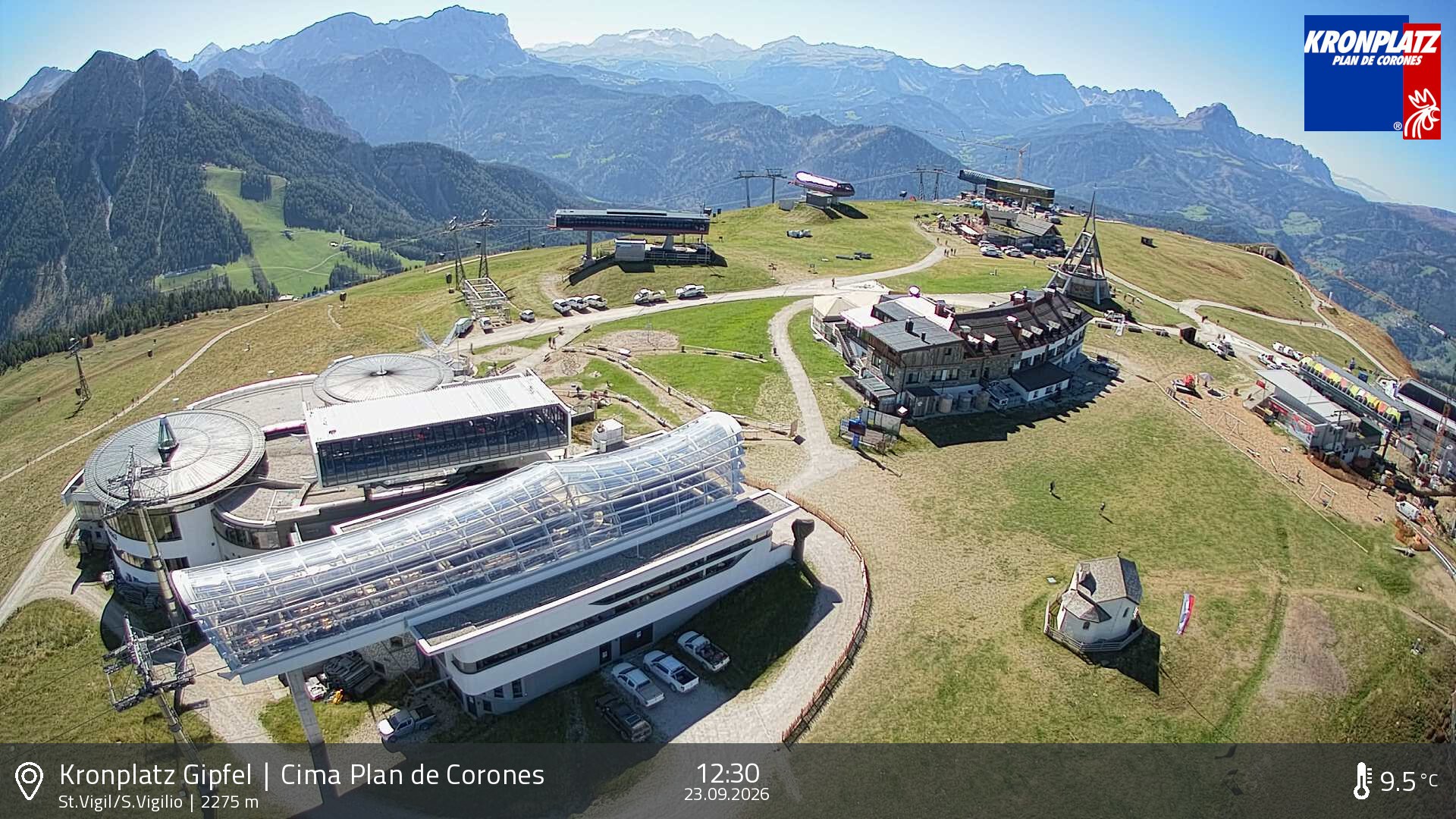 Archiv Foto Webcam Kronplatz - St. Vigil, Südtirol